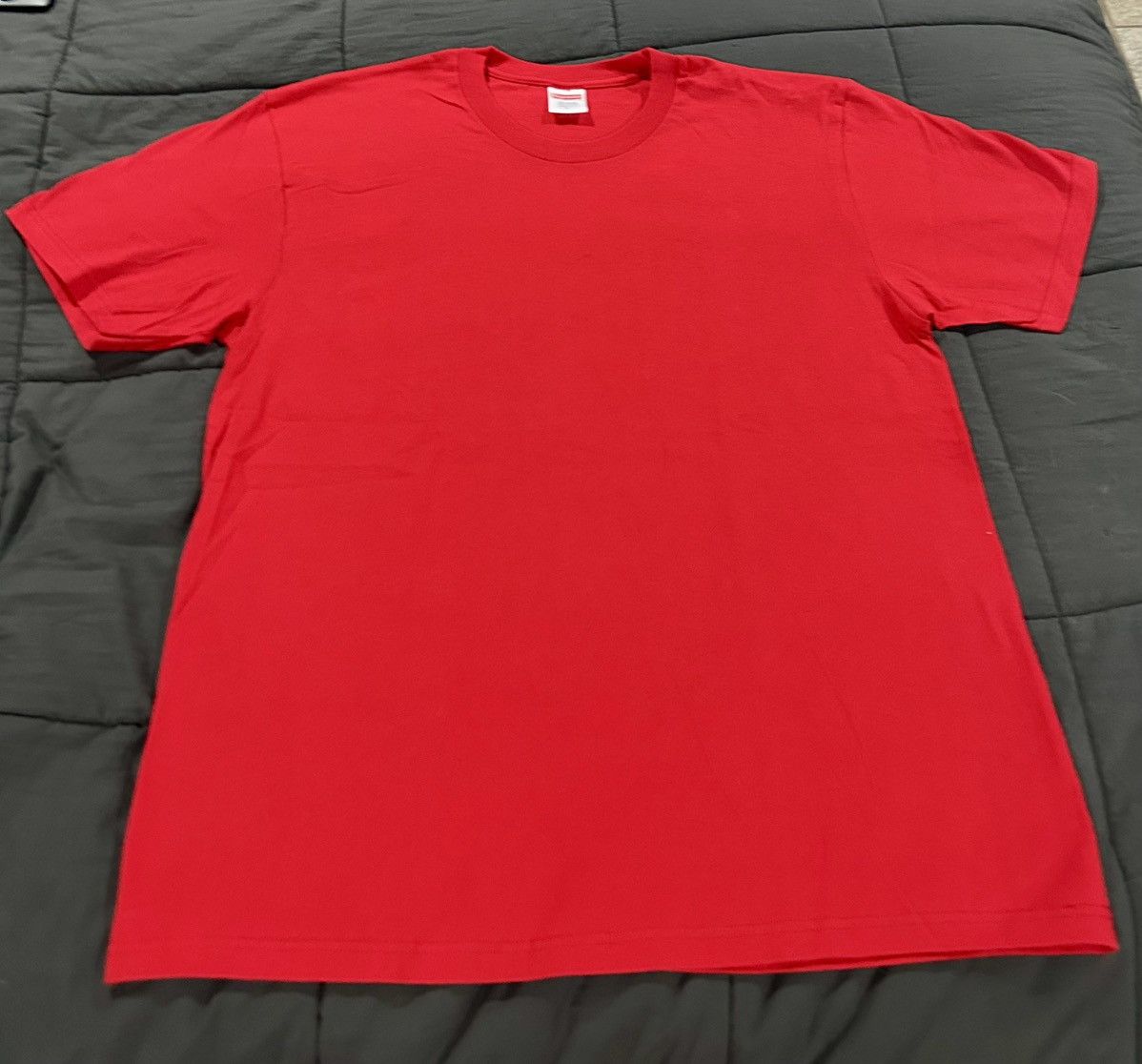 Supreme Supreme Men’s Red Blank Tee Size Large Size US L / EU 52-54 / 3 - 1 Thumbnail