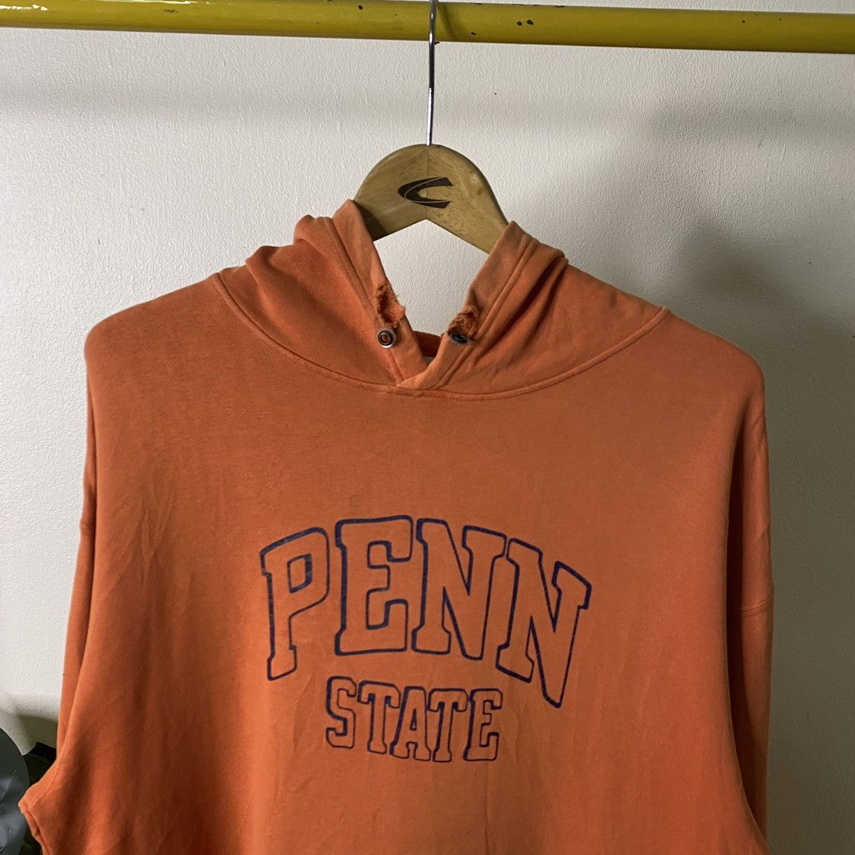 Vintage 90s University of Pennsylvania Penn State Distressed Hoodie Size US L / EU 52-54 / 3 - 2 Thumbnail