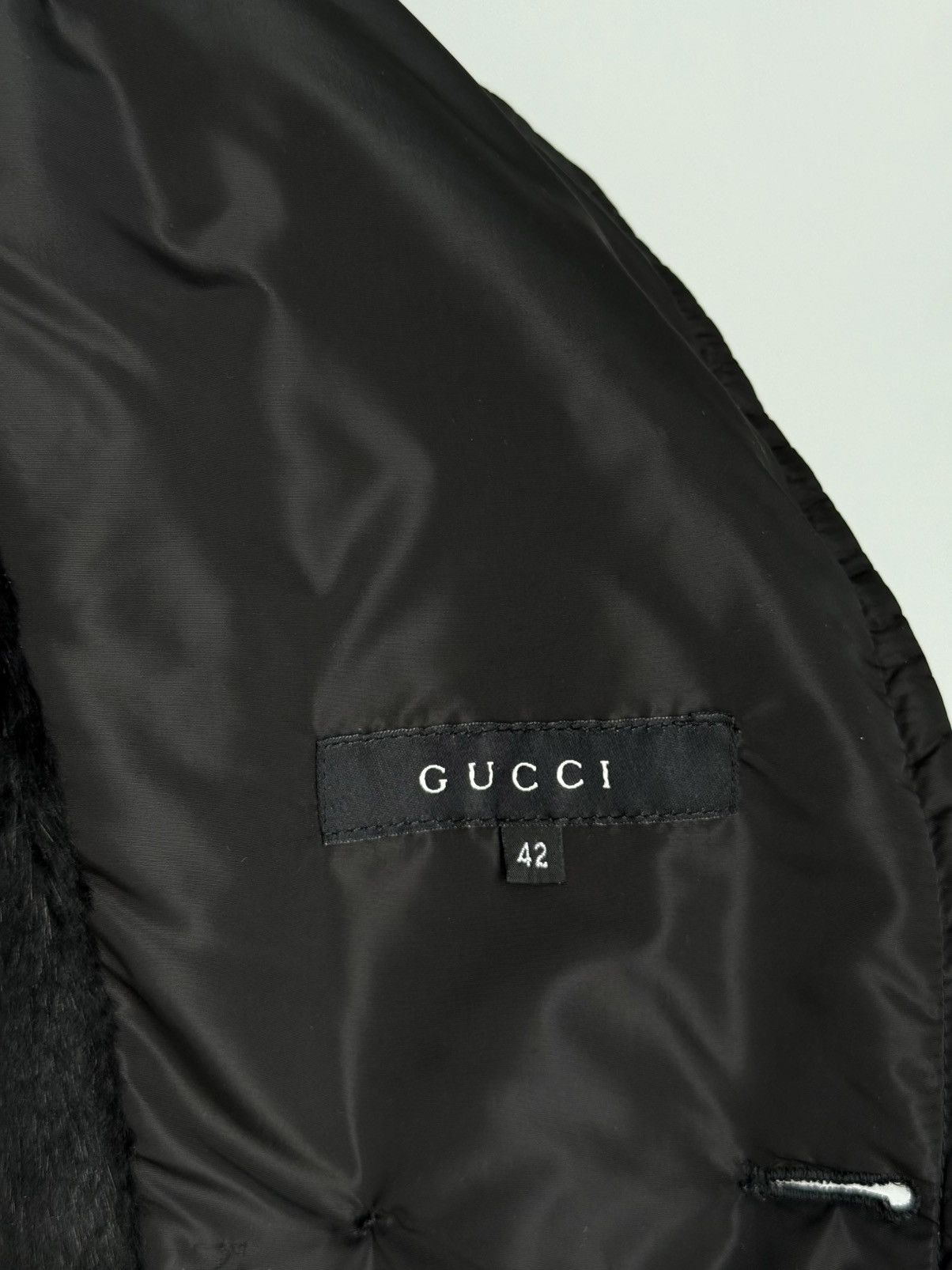 Gucci GUCCI By Tom Ford Era FW 2001 Fur Rabbit Coat Belted Size M / US 6-8 / IT 42-44 - 16 Thumbnail