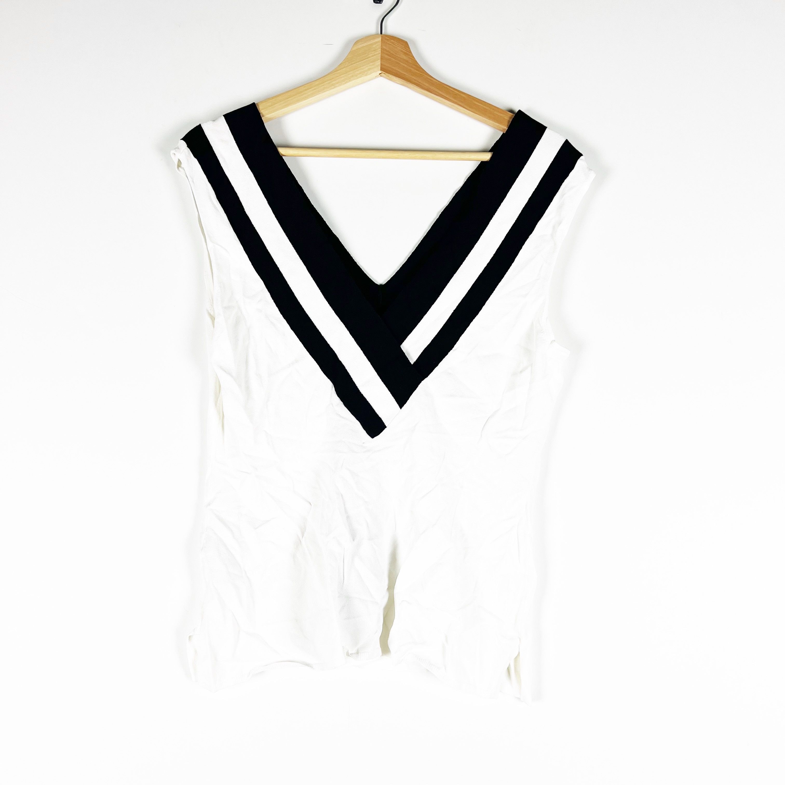 Rag & Bone NEW Rag & Bone Daphne Varsity Sleeveless Size L / US 10 / IT 46 - 4 Thumbnail
