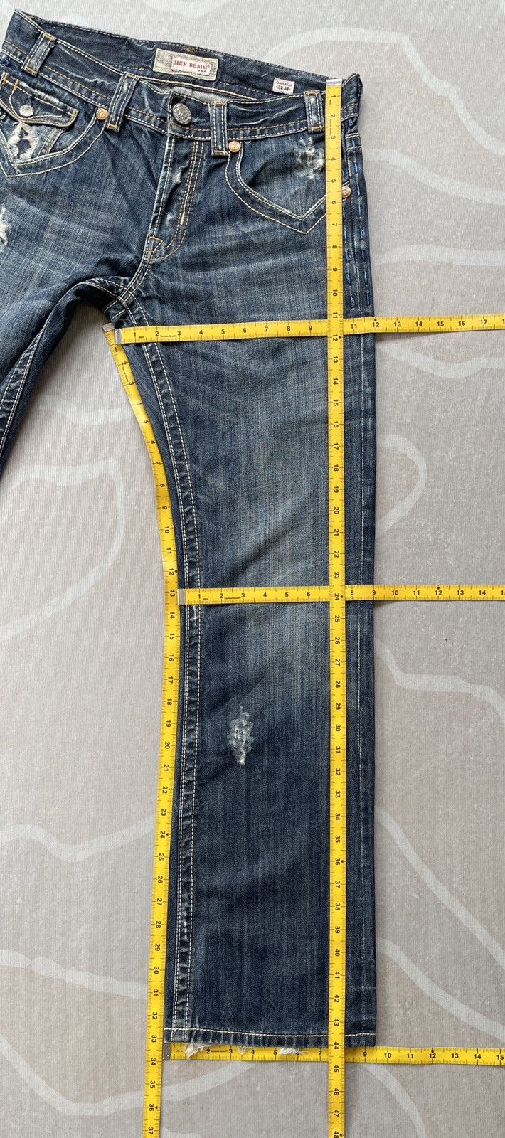 Mek Denim Mek Denim Embroided Jeans Size US 32 / EU 48 - 18 Thumbnail