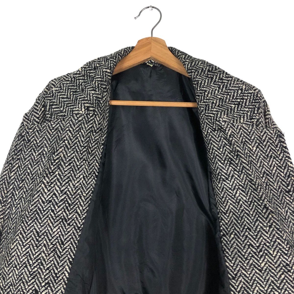 Issey Miyake 🔥Vintge Wool Bomber Jacket Herringbone Reor Japan Made Size US M / EU 48-50 / 2 - 14 Thumbnail