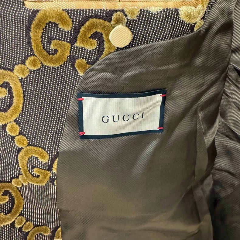 Gucci Gucci Plush full-print old flower suit 2501-Nextarrow Size 48R - 6 Thumbnail