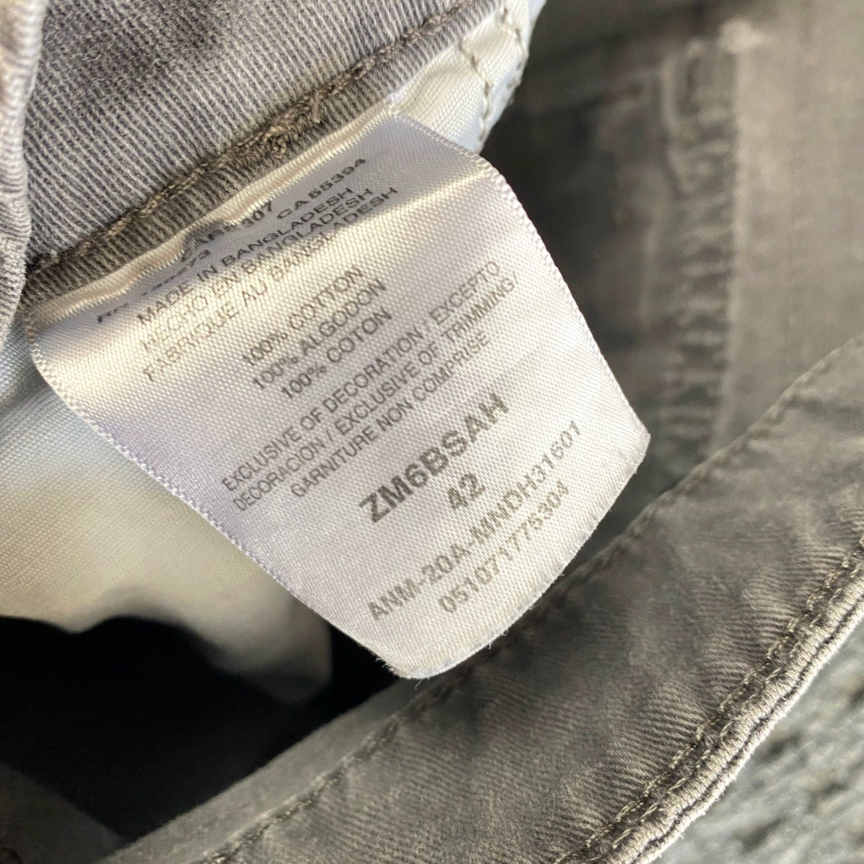 Wrangler VINTAGE Wrangler Cargo Shorts Men 42 Gray Cotton 10 in Inseam Relaxed Casual Workwear Pockets Button Front Size US 42 / EU 58 - 4 Thumbnail