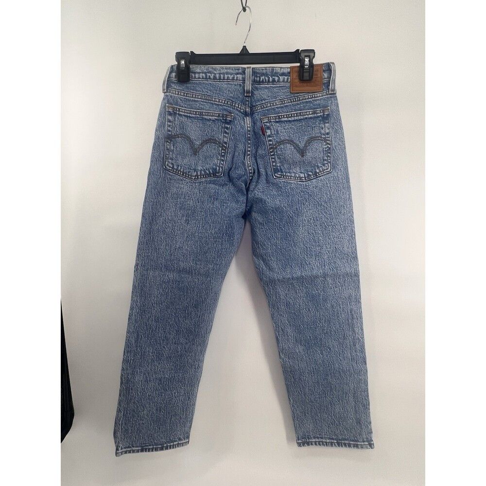 Levi's NEW Levi’s Premium Wedgie Straight Fit Jeans 28X25 High Ris Size 28" / US 6 / IT 42 - 4 Thumbnail
