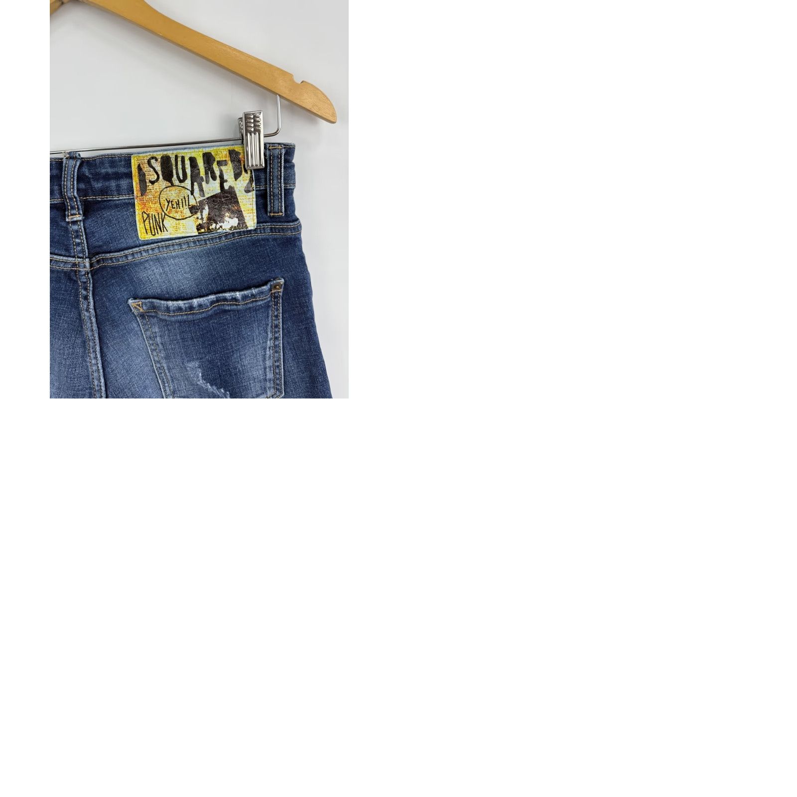 Dsquared2 Dsquared2 Jeans Made In Italy Rare Retro Hype Y2K Jeans Men 44 Blue Vintage Size US 44 / EU 60 - 9 Thumbnail