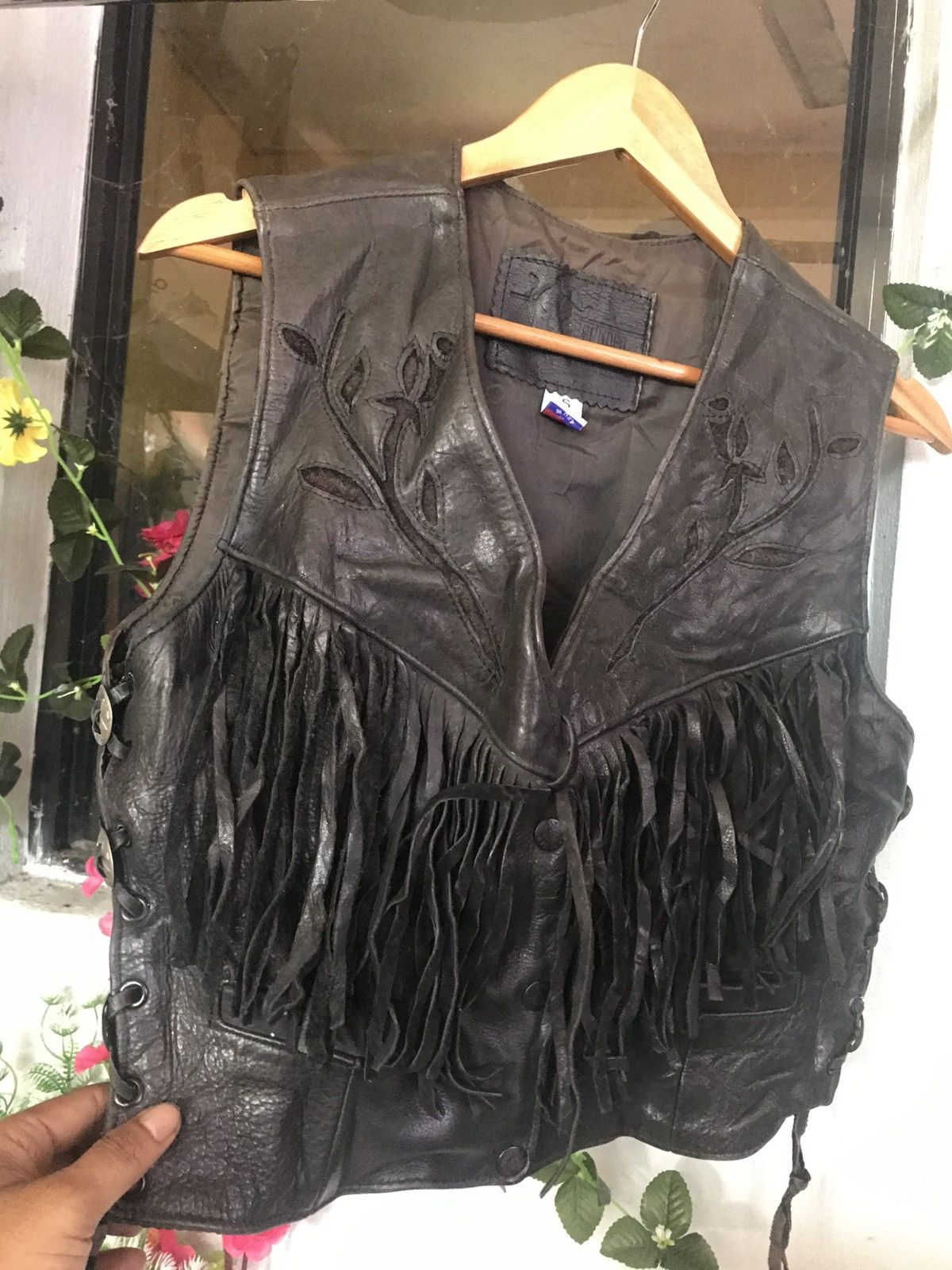 Branded Leather × Leather × Vintage Vintage 80s Branded Leather For Rider Jacket Size S / US 4 / IT 40 - 3 Thumbnail