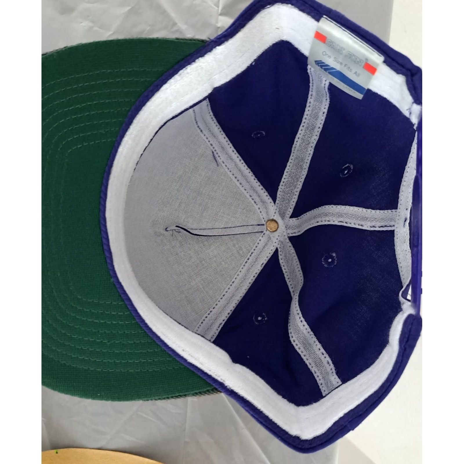 Vintage VINTAGE San Sun Blue Hat Baseball Cap One Size Adjustable Unisex Adults Cotton Canvas 80s Casual Sports Theme Size ONE SIZE - 7 Thumbnail