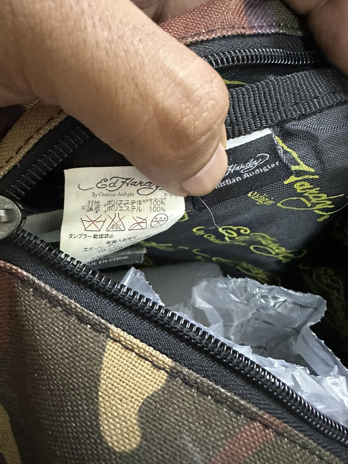 Ed Hardy Ed hardy camo flag bagpack Size ONE SIZE - 8 Thumbnail