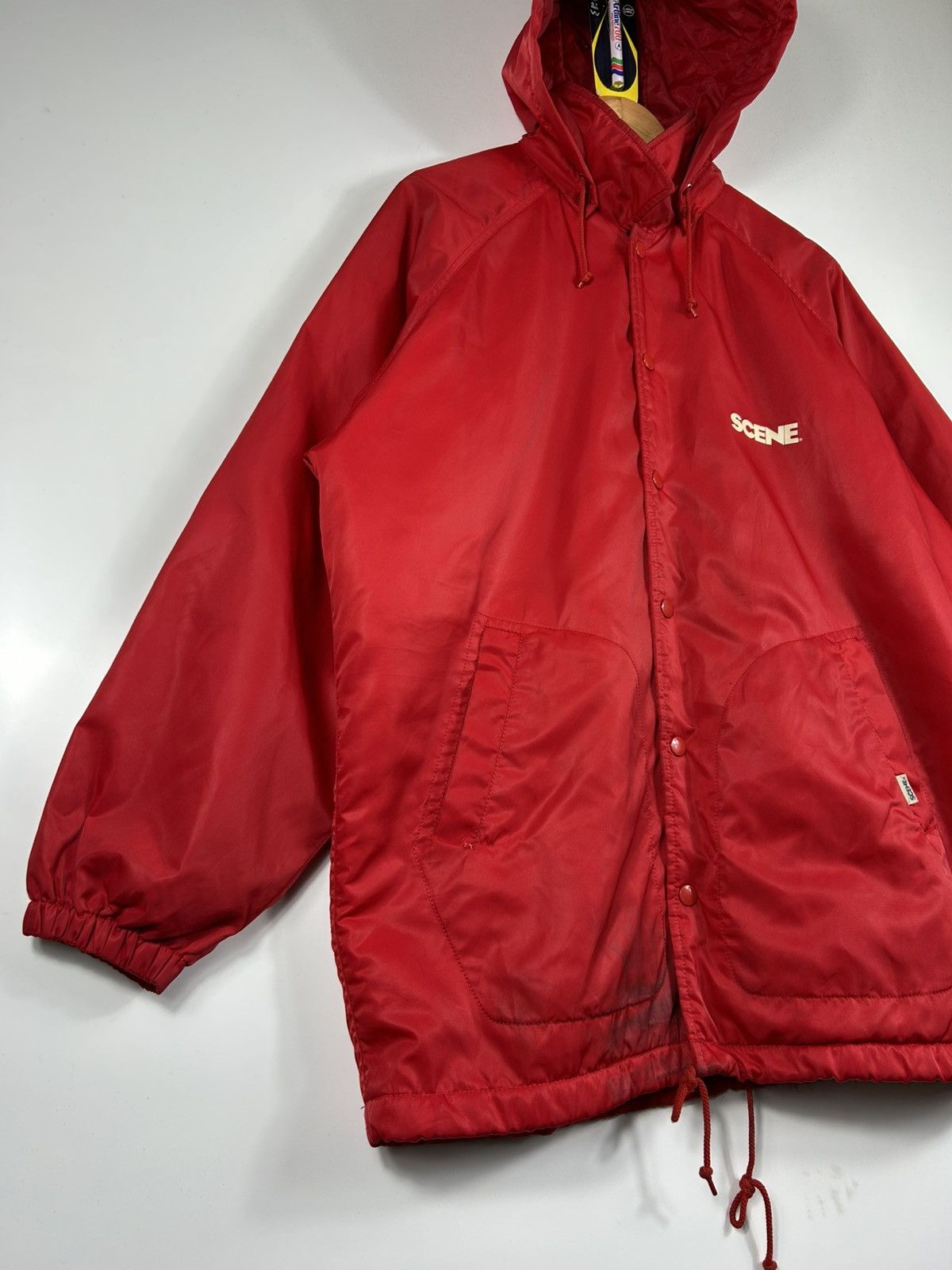 Vintage ⚡️Vintage America Hauian Scene Hooded Coach Jacket Size US M / EU 48-50 / 2 - 2 Thumbnail