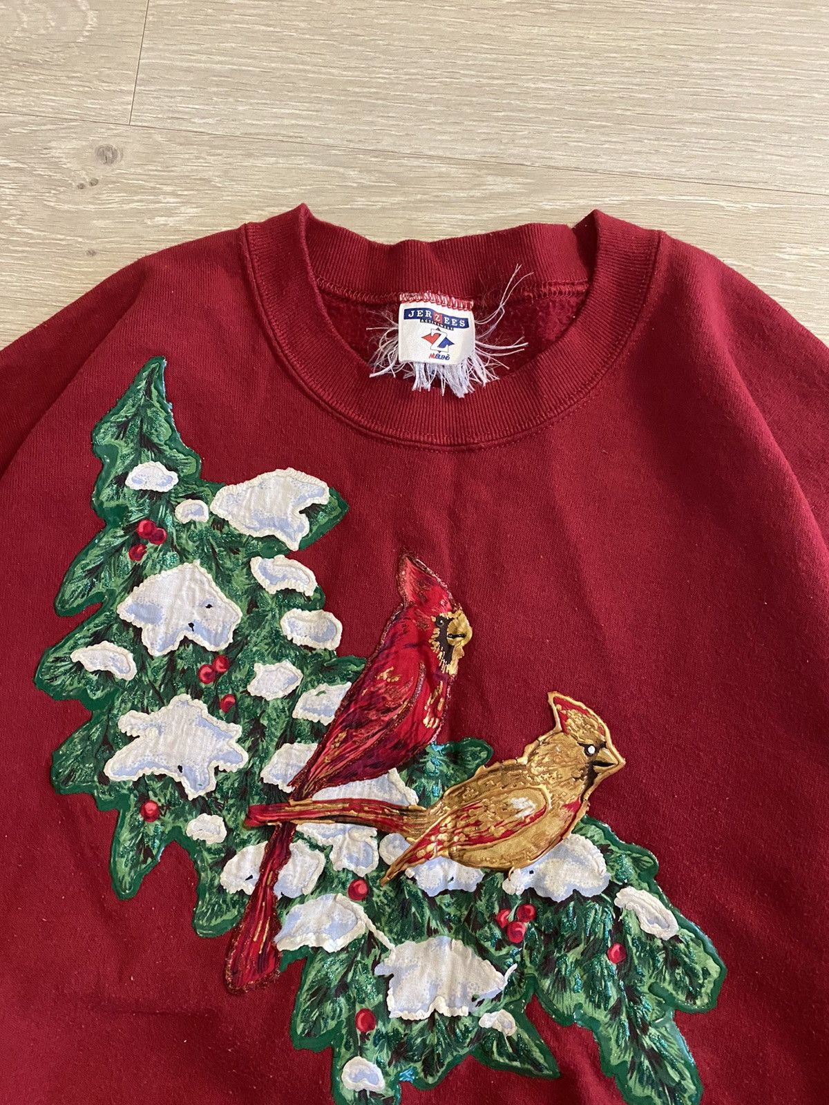 Jerzees × Vintage Vintage Jerzees Cardinals Sweatshirt Size US XL / EU 56 / 4 - 3 Thumbnail