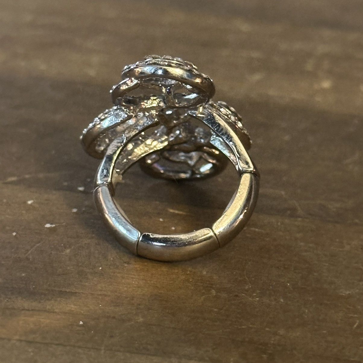 Other Swirly rhinestone stretch ring Size ONE SIZE - 7 Thumbnail