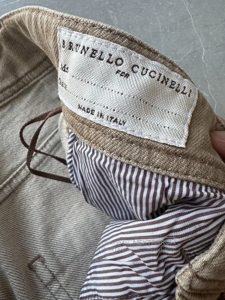 Brunello Cucinelli Brunello Cucinelli Beige jeans, classic straight fit Size 24" / US 00 / IT 34 - 3 Thumbnail