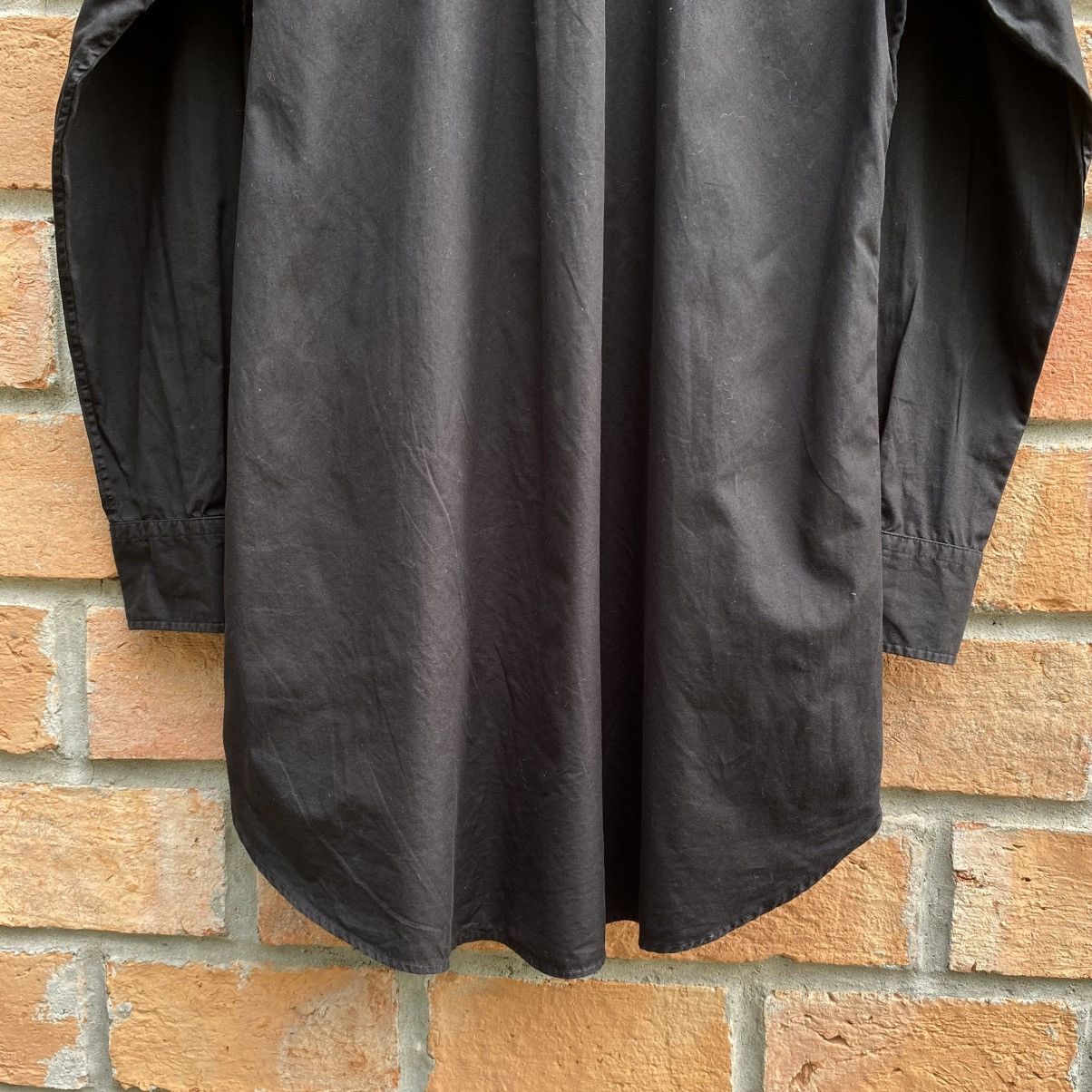 Zucca ZUCCA Black Shirt Dress with Long Sleeves Size M / US 6-8 / IT 42-44 - 9 Thumbnail