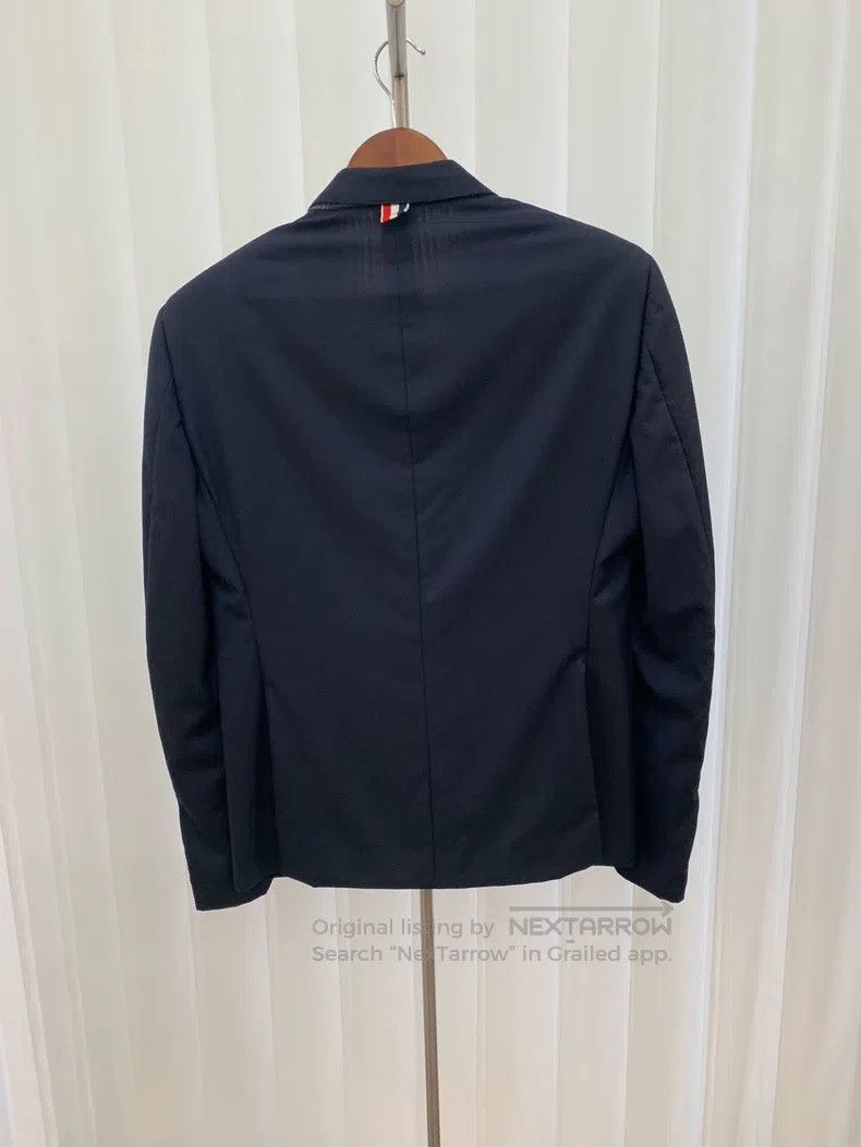 Thom Browne Thom Browne Lapel Single-Breasted Suit Jacket Dark Blue Size US S / EU 44-46 / 1 - 2 Thumbnail