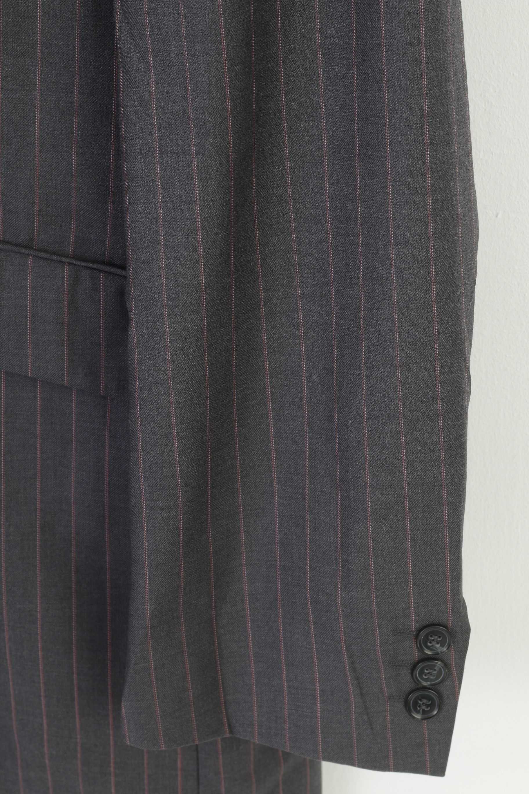 Jeff Banks Stvdio Jeff Banks Men 44 54 Blazer Grey 10805 Size 44R - 3 Thumbnail