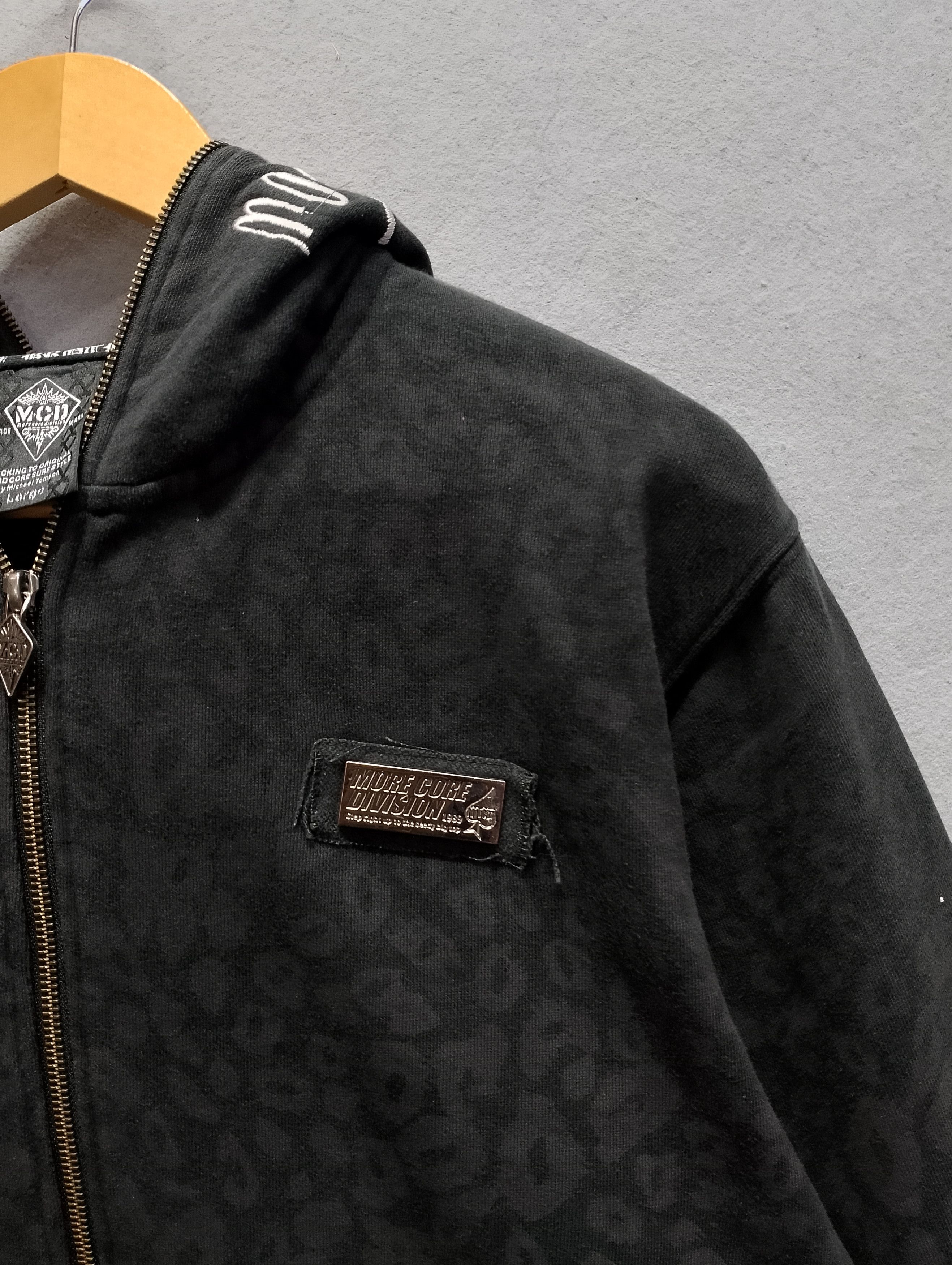 Japanese Brand MCD Zip Hoodie Superior Mothers Graphic Hardcore Surf Style Size US L / EU 52-54 / 3 - 5 Thumbnail