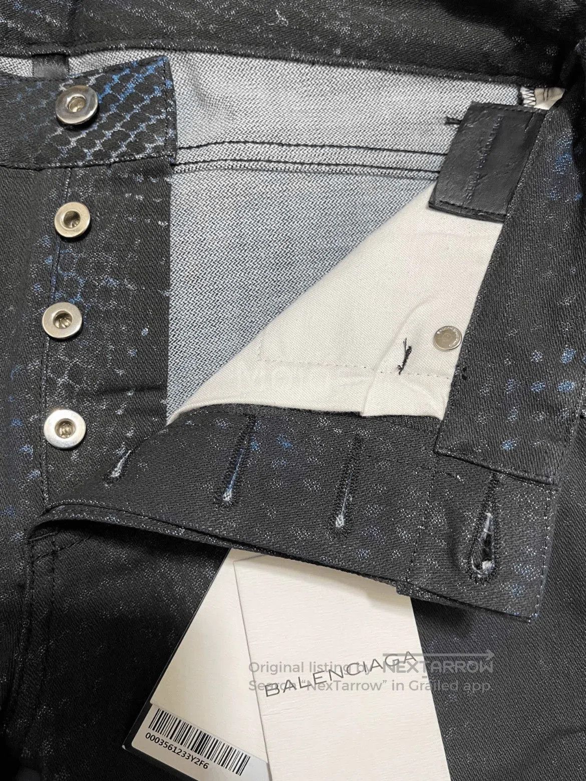 Balenciaga Balenciaga Laser Denim. Size US 30 / EU 46 - 4 Thumbnail