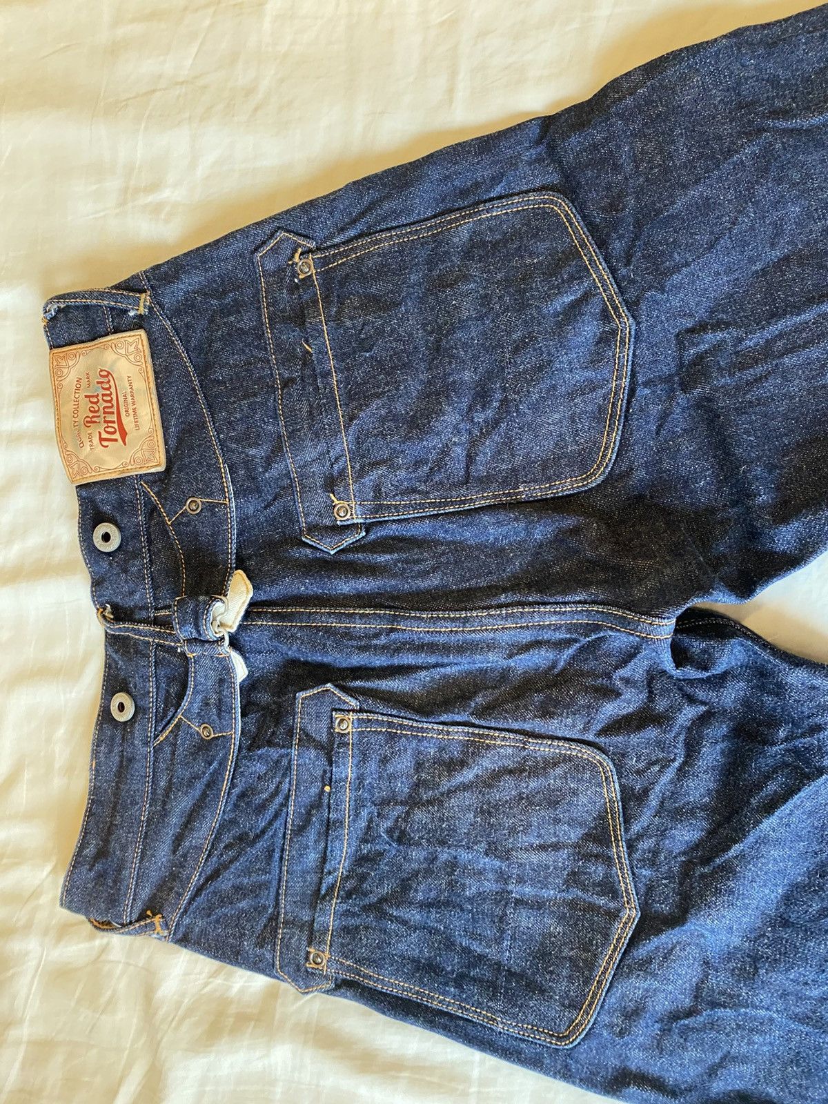 Other red tornado selvedge denim Size US 32 / EU 48 - 6 Thumbnail