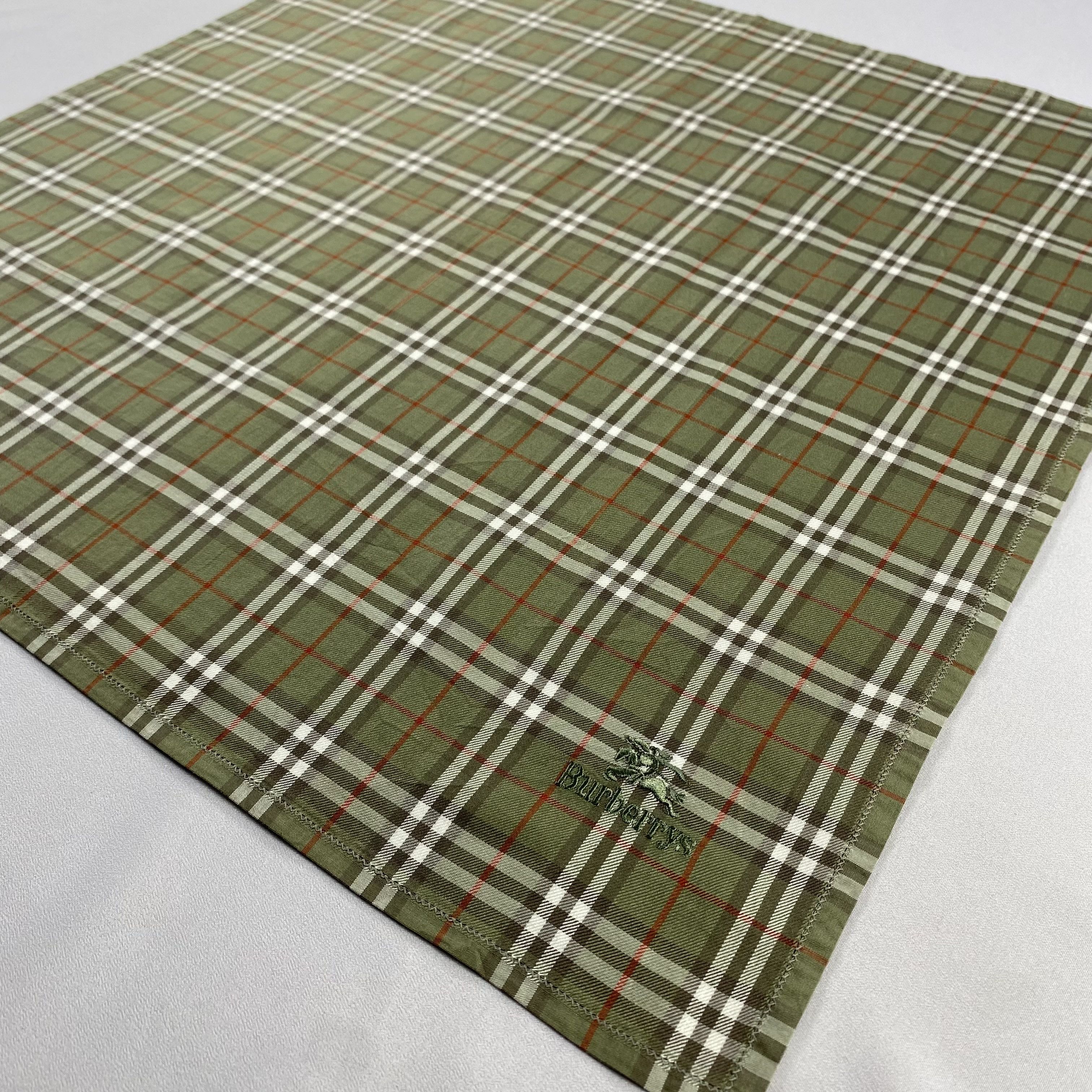 Burberry × Vintage Burberry Handkerchief / Neckerchief / Bandana-P915 Size ONE SIZE - 2 Thumbnail