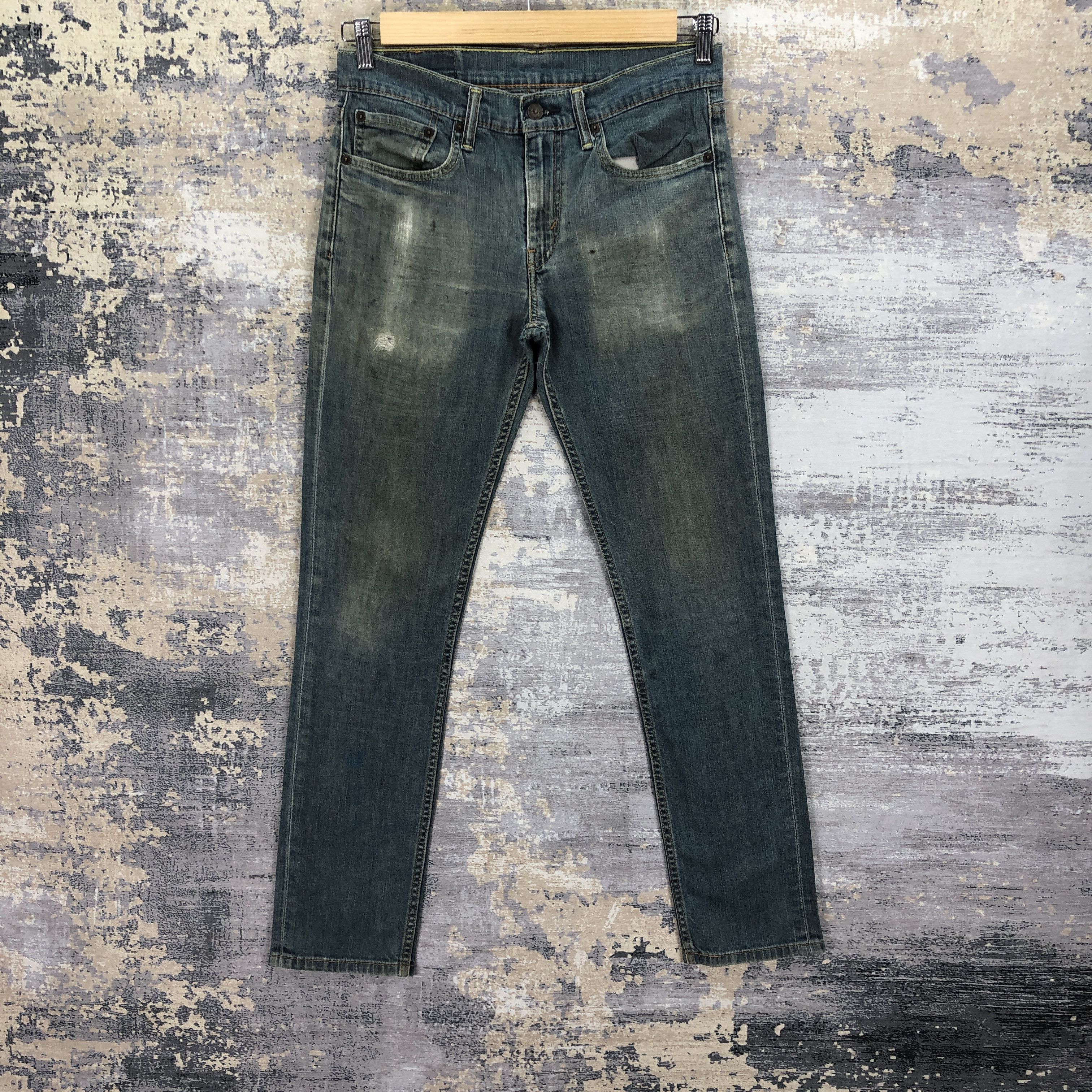 Levi's × Vintage Vintage Y2K Levis 511 Skinny Denim Levi's Faded Slim Jeans Size US 30 / EU 46 - 1 Thumbnail