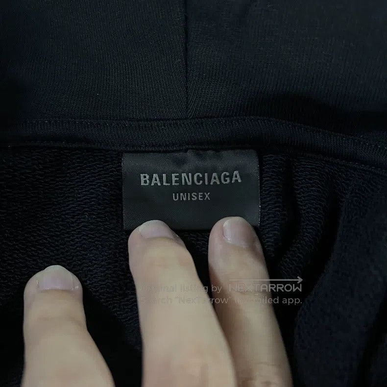 Balenciaga Balenciaga Letter and Number Printed Hooded Zipper Long Sl Size US XS / EU 42 / 0 - 5 Thumbnail