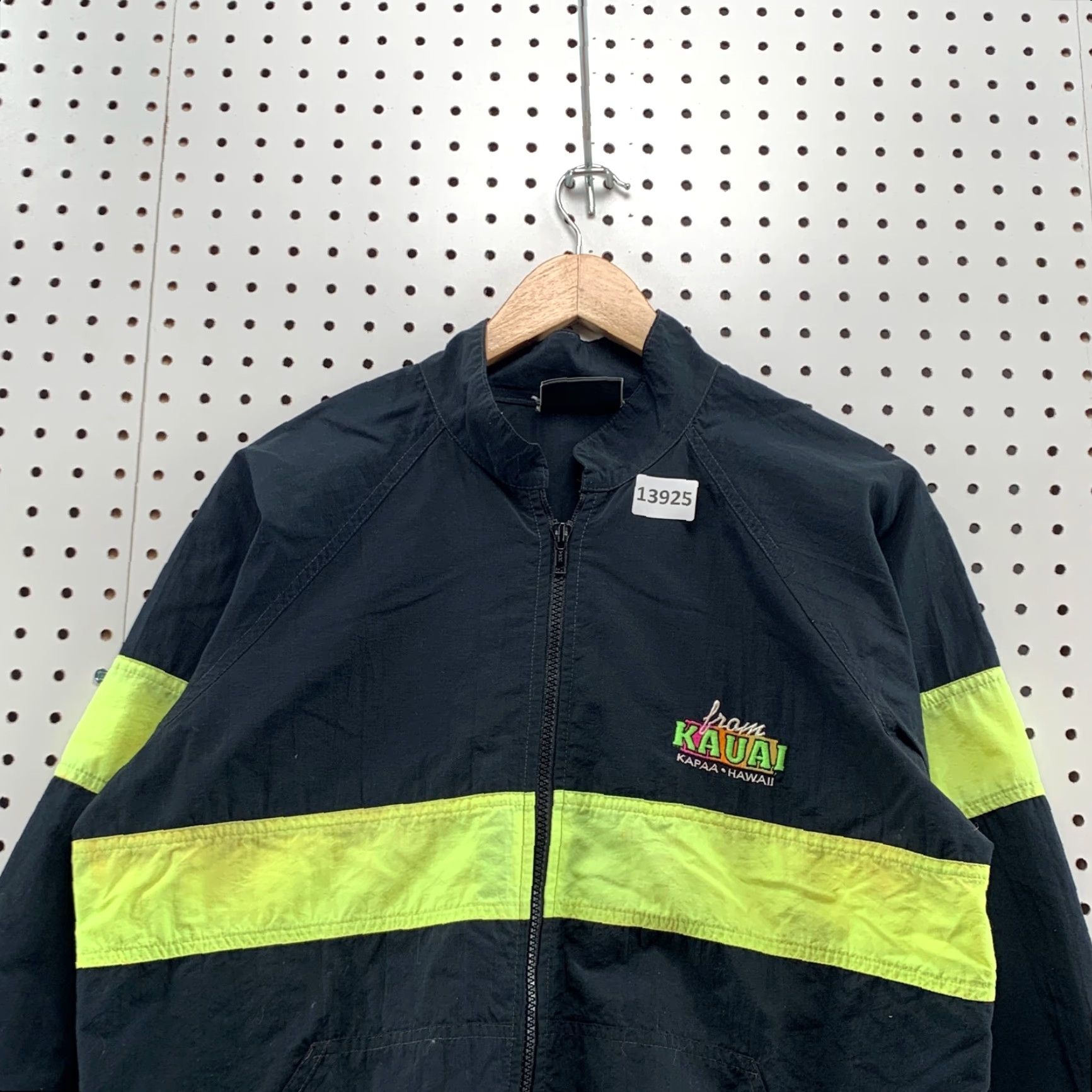 Vintage VINTAGE Honolulu Harbor From Kauai Hawaii Black Yellow Windbreaker Jacket L Size US M / EU 48-50 / 2 - 2 Thumbnail