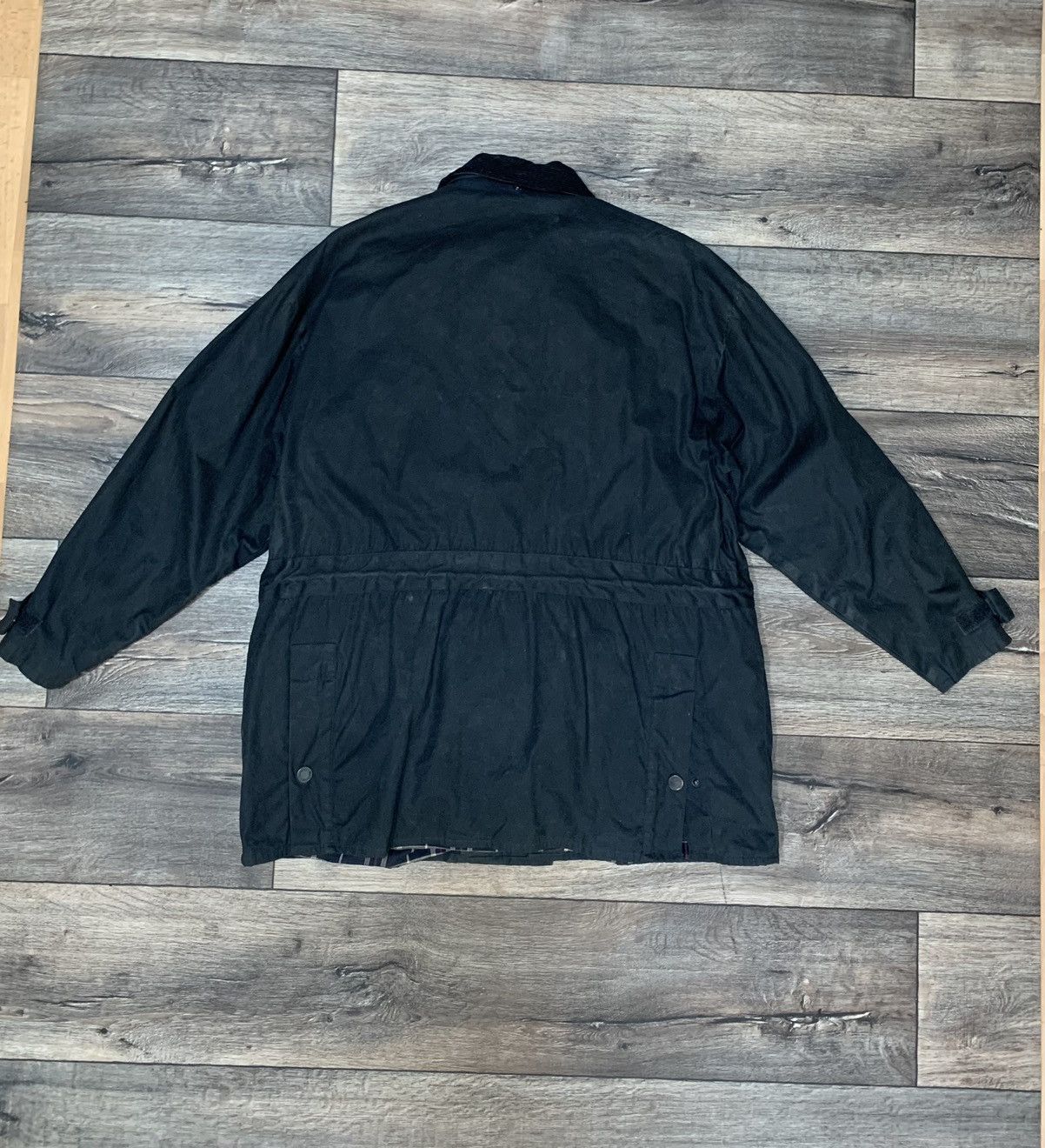 Orvis × Vintage × Wax London Mc Orvis Vintage Black Men’s Waxed Jacket Barbour Style Size US M / EU 48-50 / 2 - 2 Thumbnail