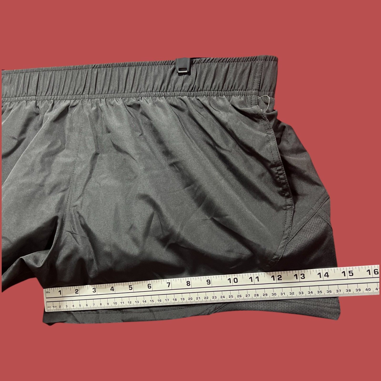 Athletic Works Athletic Works - Women's Running Short - Black - Extra Large Size 39" - 9 Thumbnail