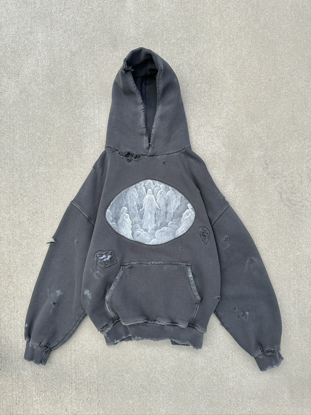 basketcase gallery Untilled Ground “CUTOUT” Hoodie Size US XL / EU 56 / 4 - 1 Thumbnail