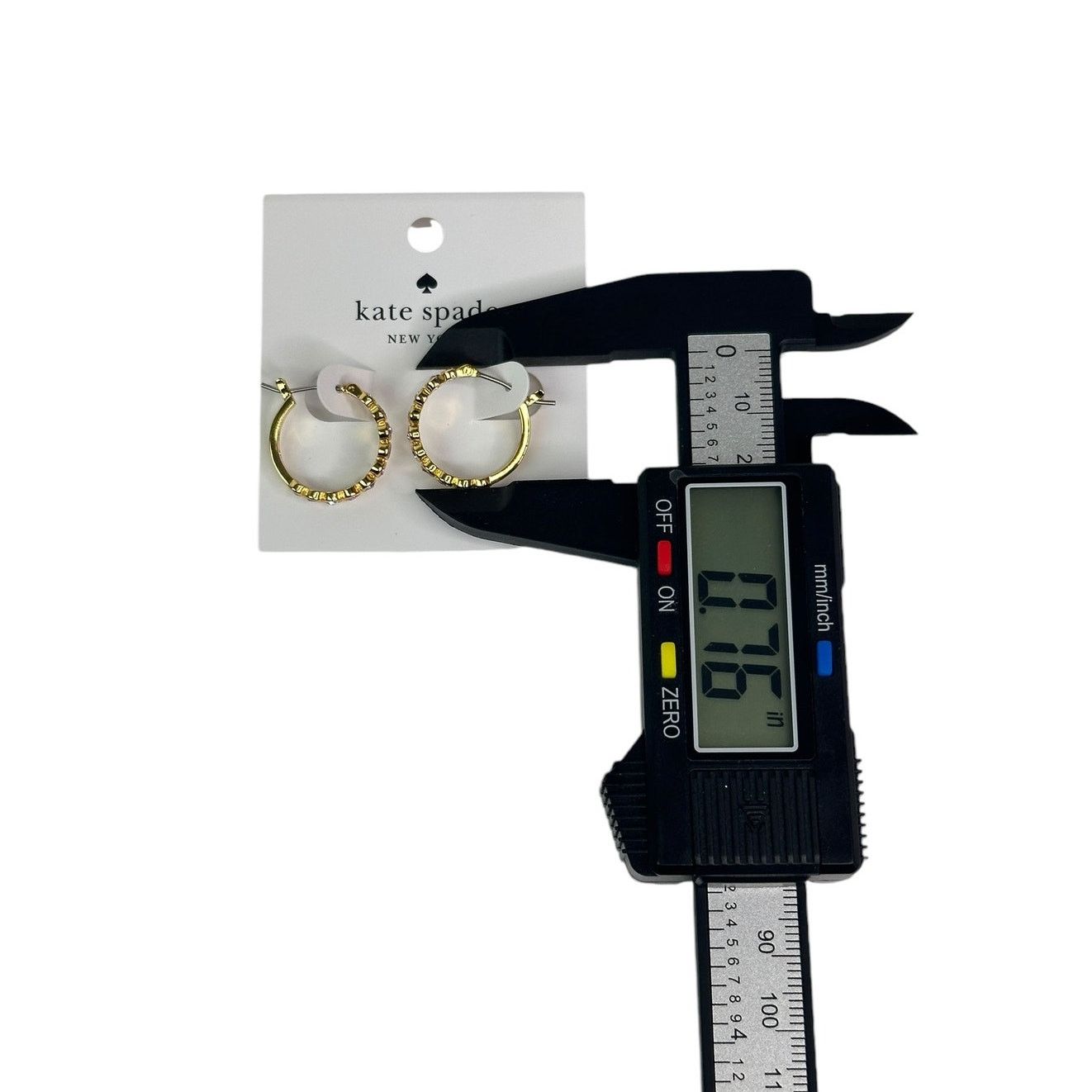 Kate Spade Kate Spade Full Circle Huggies Hoops Earrings Gold Size ONE SIZE - 6 Thumbnail
