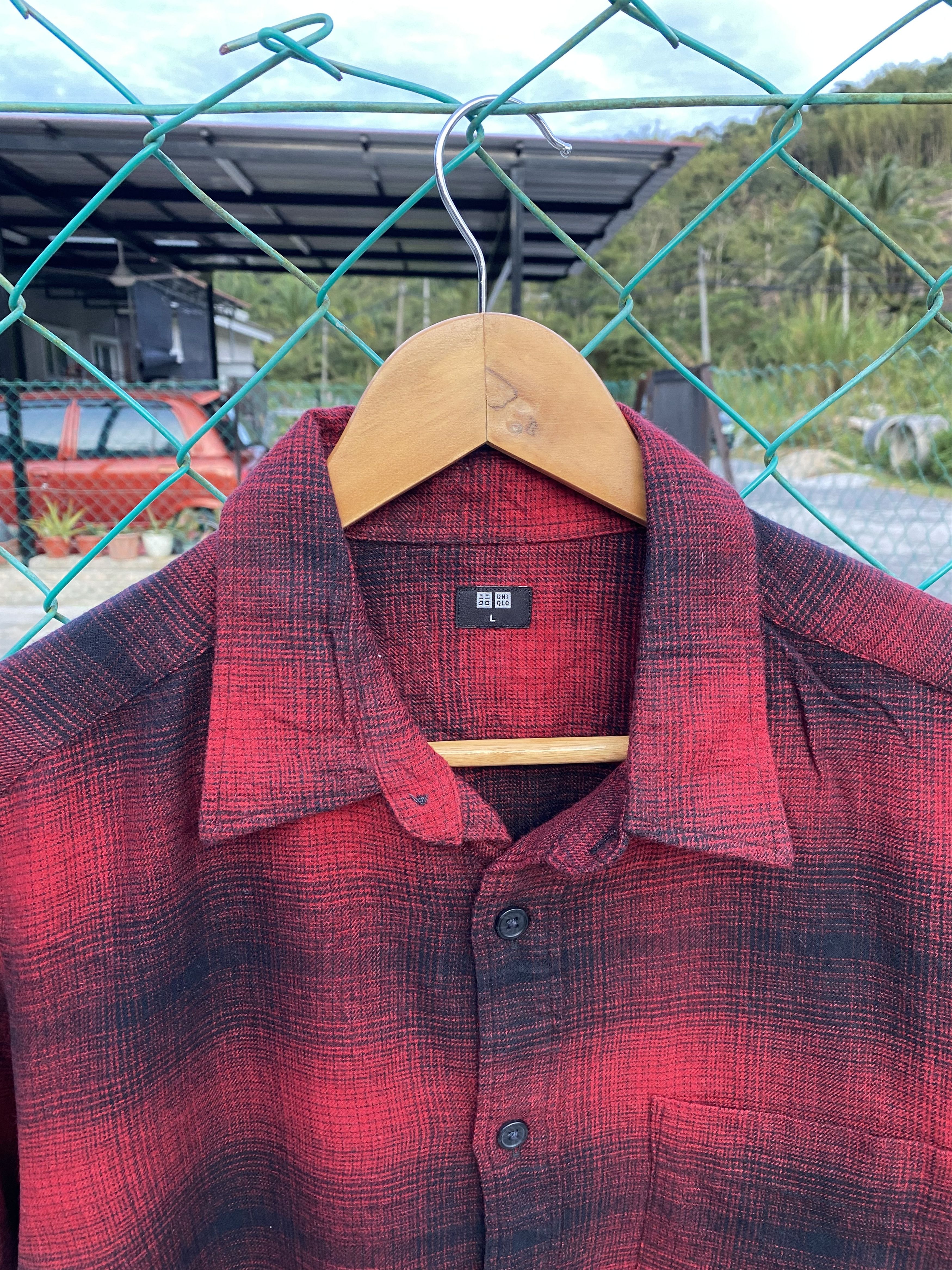 Seditionaries Uniqlo shadow plaid shirts flannel Size US L / EU 52-54 / 3 - 3 Thumbnail