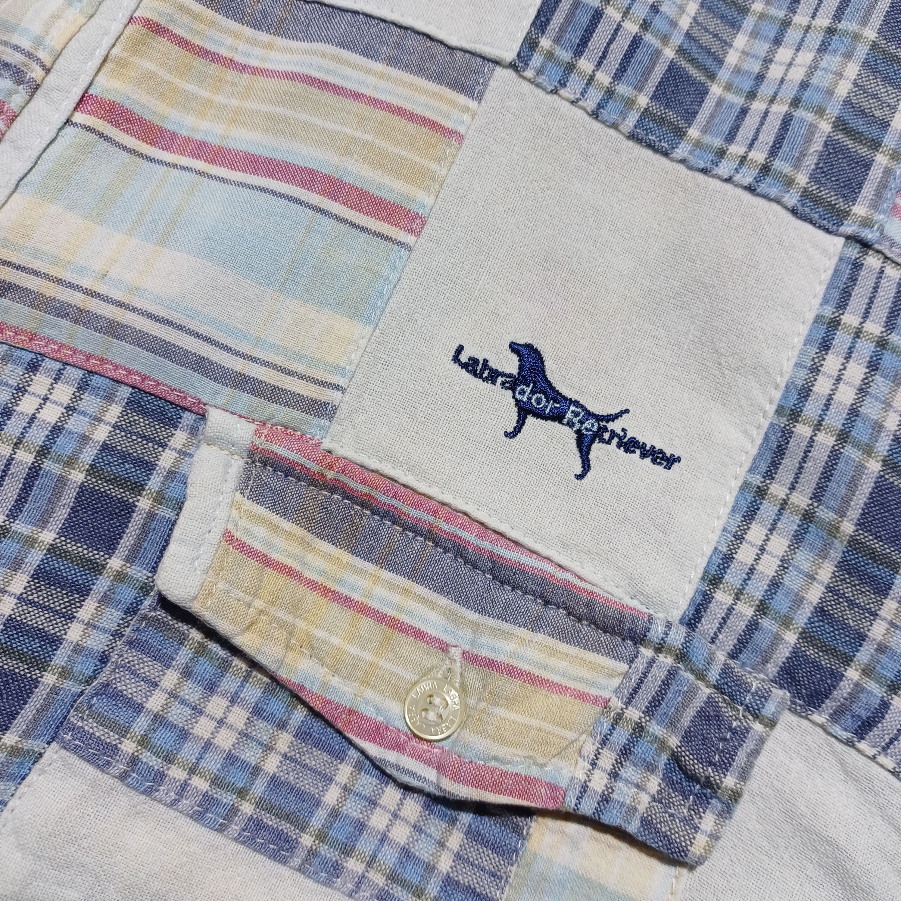 Japanese Brand Labrador Retriever Patchwork Shirt Size US L / EU 52-54 / 3 - 4 Thumbnail