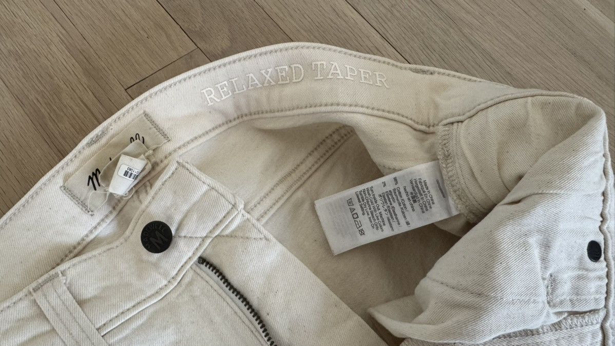 Madewell Madewell - Relaxed Taper / Cream Size US 31 - 2 Thumbnail