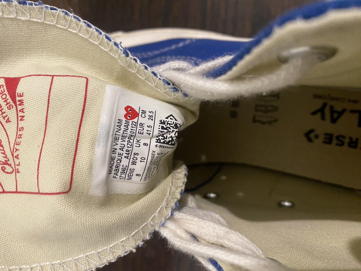 Comme des Garcons Converse x Play comme des garçons Size US 8 / EU 41 - 1 Thumbnail