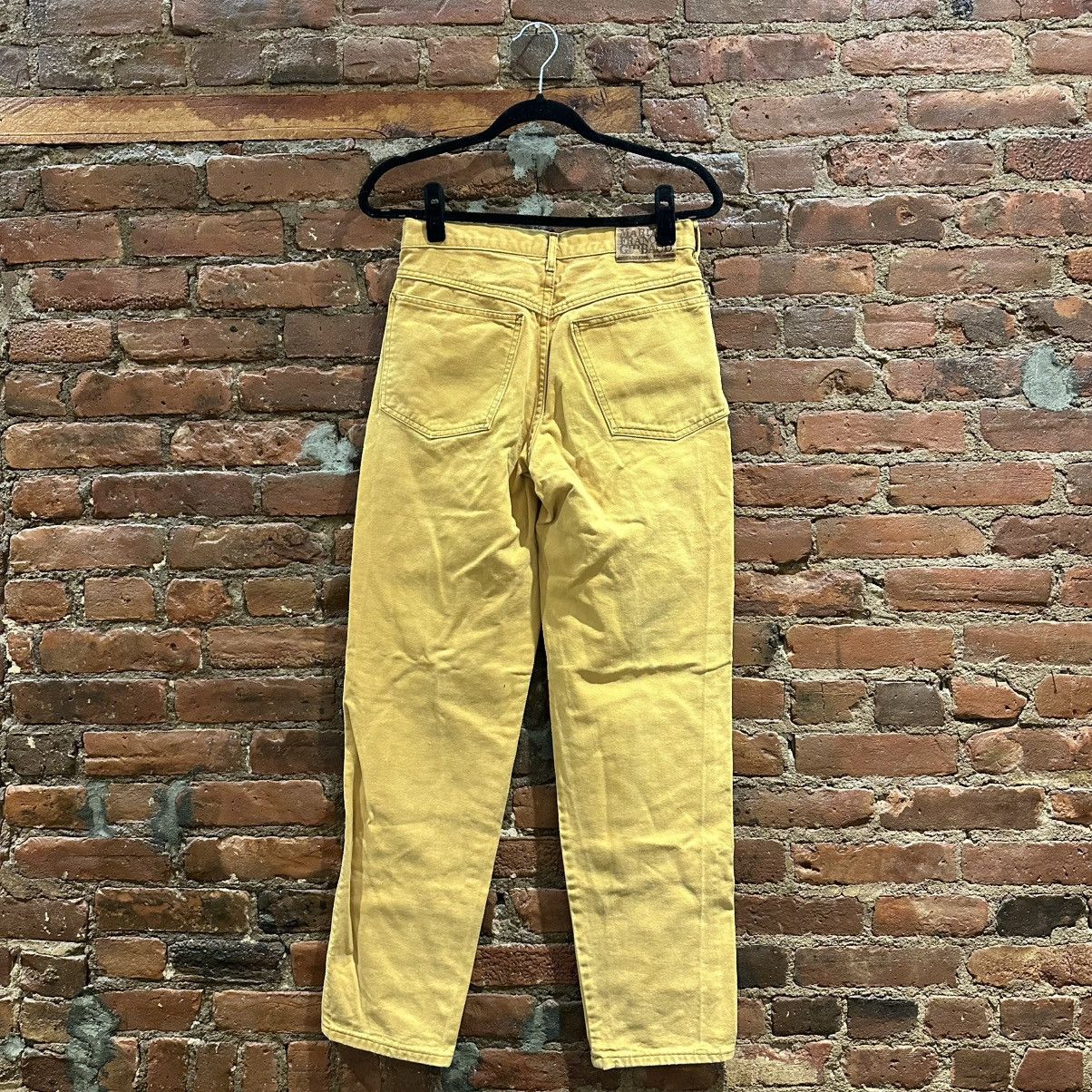Marithe + Francois Girbaud Marithe Francois Girbaud Jeans Mustard Yellow Size 28* Size US 26 / EU 42 - 2 Thumbnail