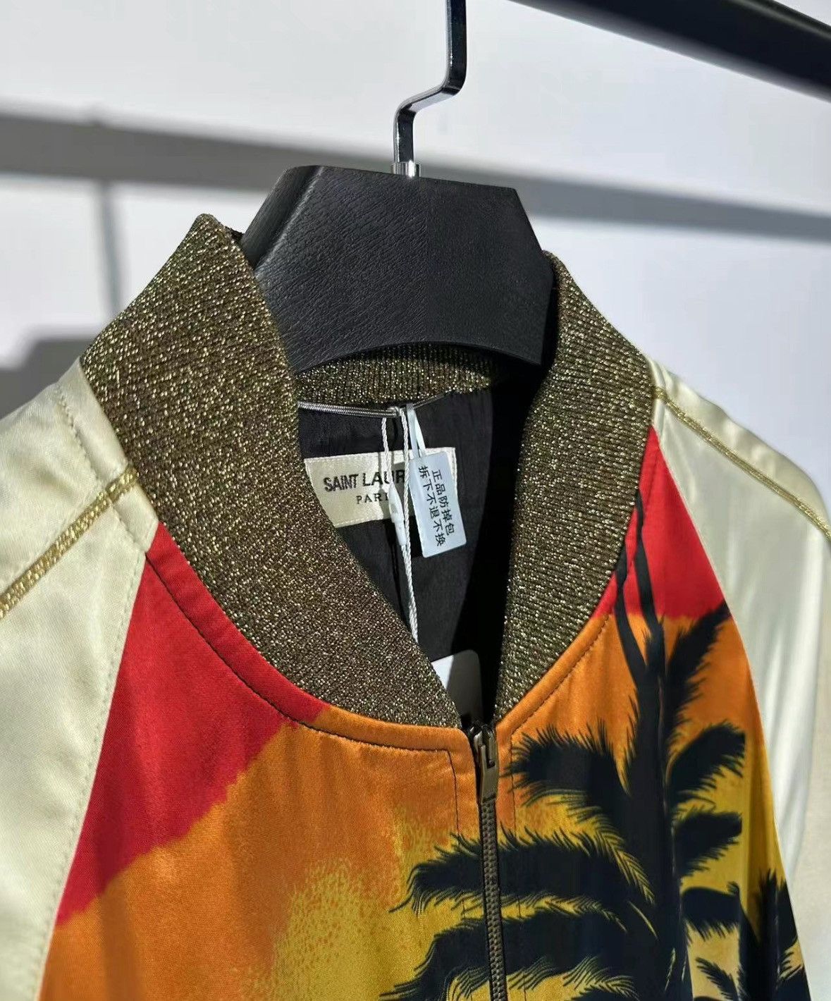 Saint Laurent Paris Saint Laurent Paris 16ss coconut tree jacket-2506 Size US M / EU 48-50 / 2 - 4 Thumbnail