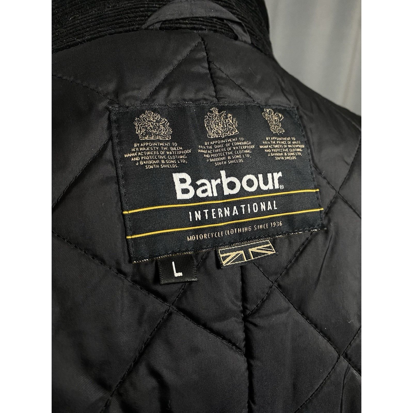 Barbour Barbour International Duke Men's Black Waxed Motorcycle Jack Size US L / EU 52-54 / 3 - 12 Thumbnail