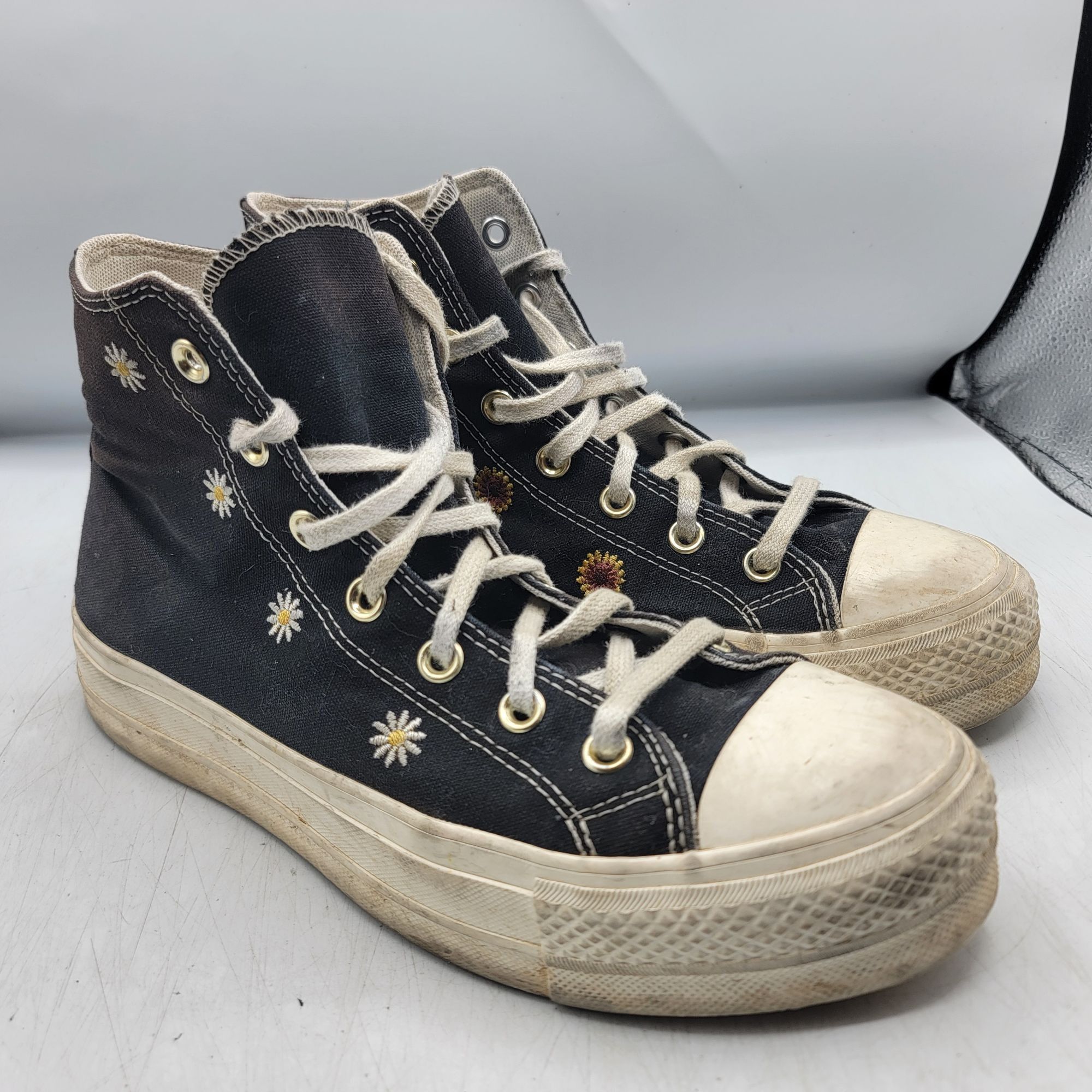 Converse Converse Womens Size 9.5 Black Lift Platform High Festival F Size US 9.5 / EU 42-43 - 1 Thumbnail