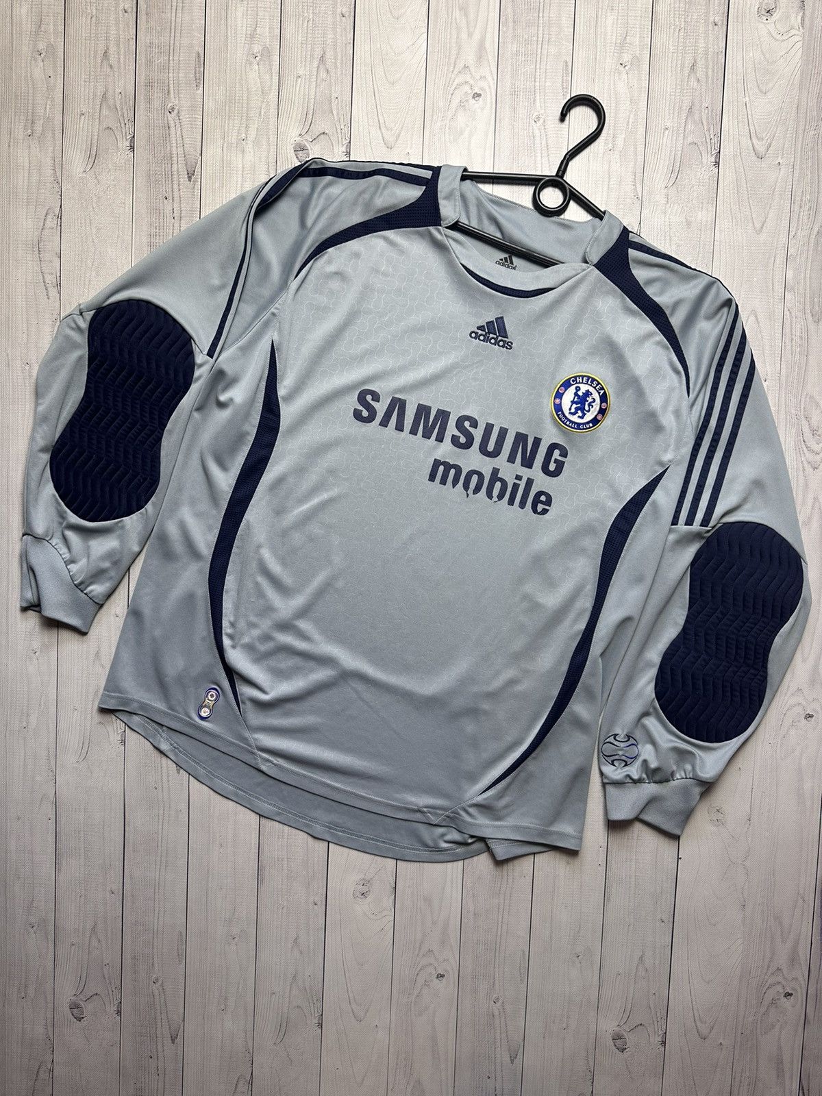 Vintage adidas Chelsea soccer goalkeeper jersey rare XXL