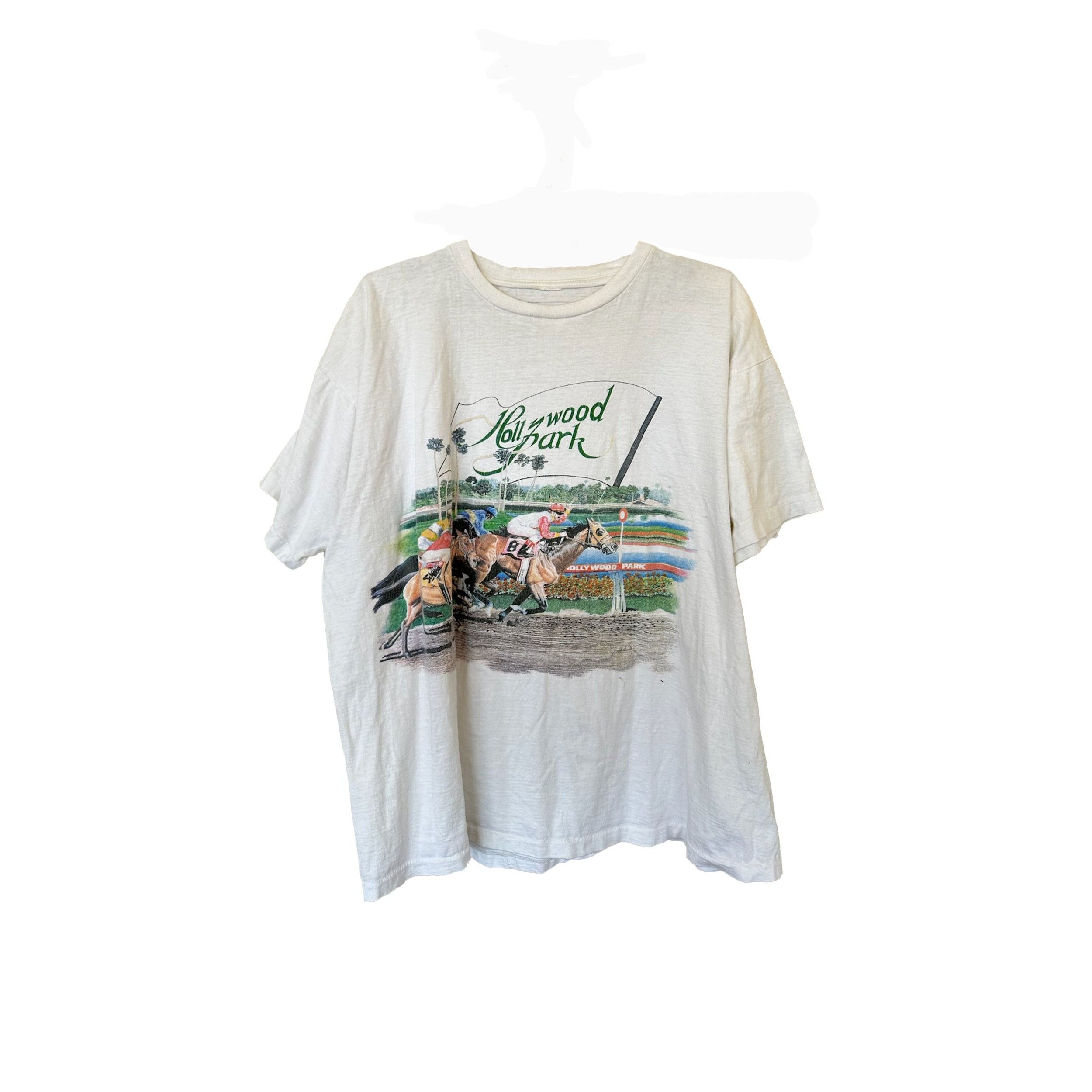 Vintage Hollywood Park Tee Size US XL / EU 56 / 4 - 4 Thumbnail