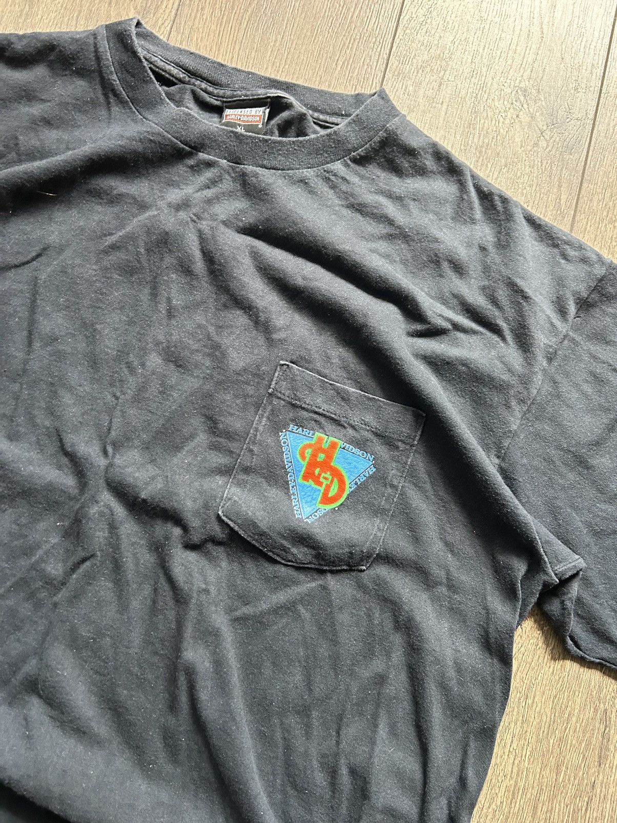 Harley Davidson Harley-Davidson 90s T-shirt Made in USA Size US XL / EU 56 / 4 - 4 Thumbnail
