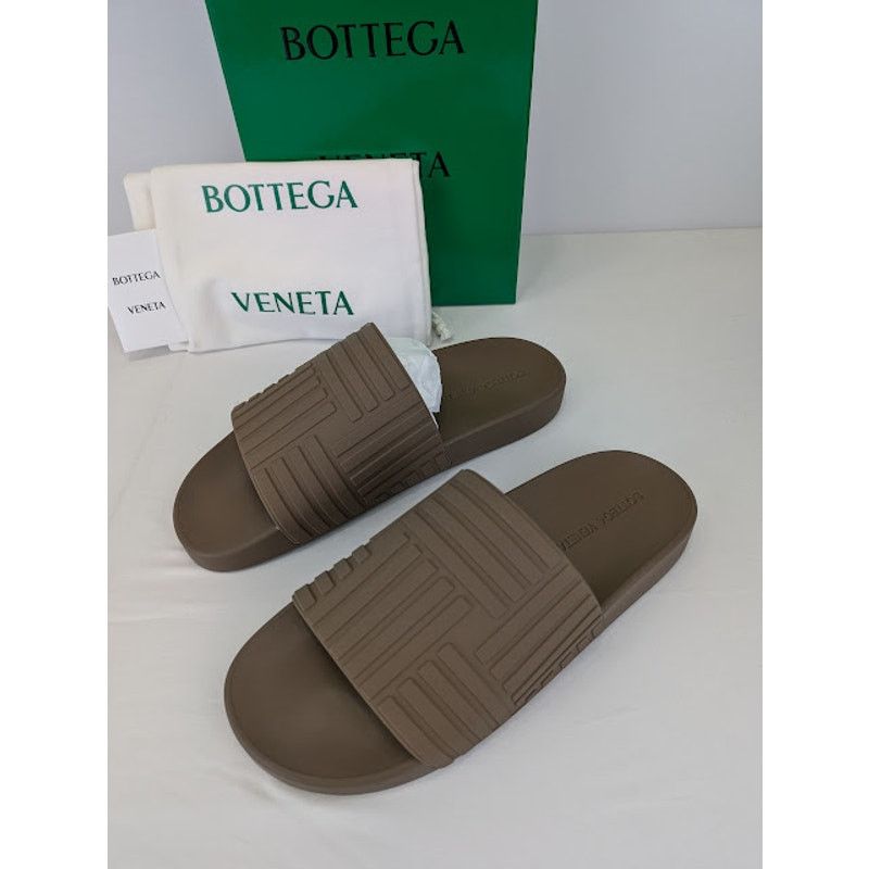 Bottega Veneta o1rshd1 Rubber Carpet Slider Sandal in Jute Size US 7 / EU 40 - 4 Thumbnail