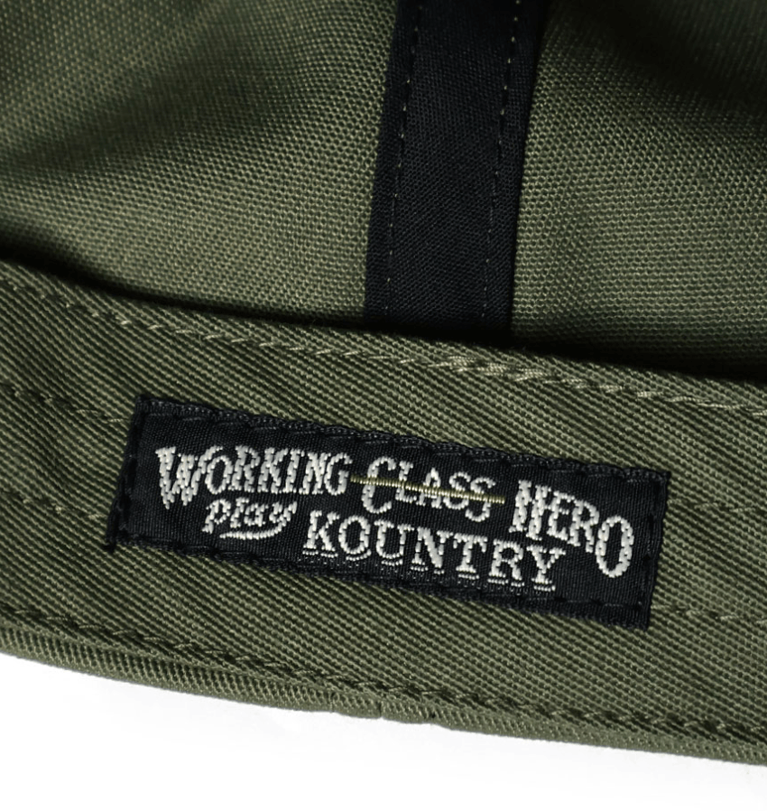Kapital Chino Baseball Cap (PECKISH RAINBOWY Embroidery) Size ONE SIZE - 6 Thumbnail
