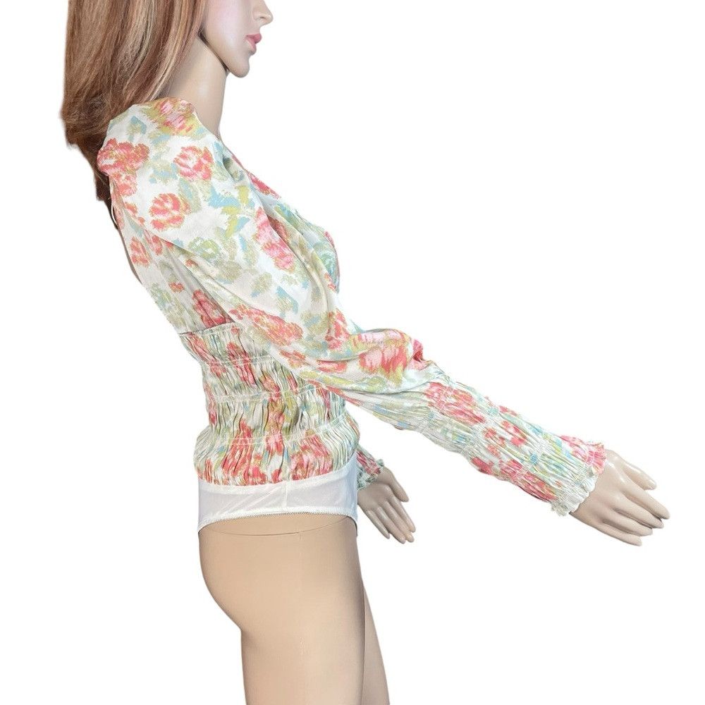 Free People NWT New $98 Free People Floral Wanderlust Bodysuit Size S Size S / US 4 / IT 40 - 5 Thumbnail