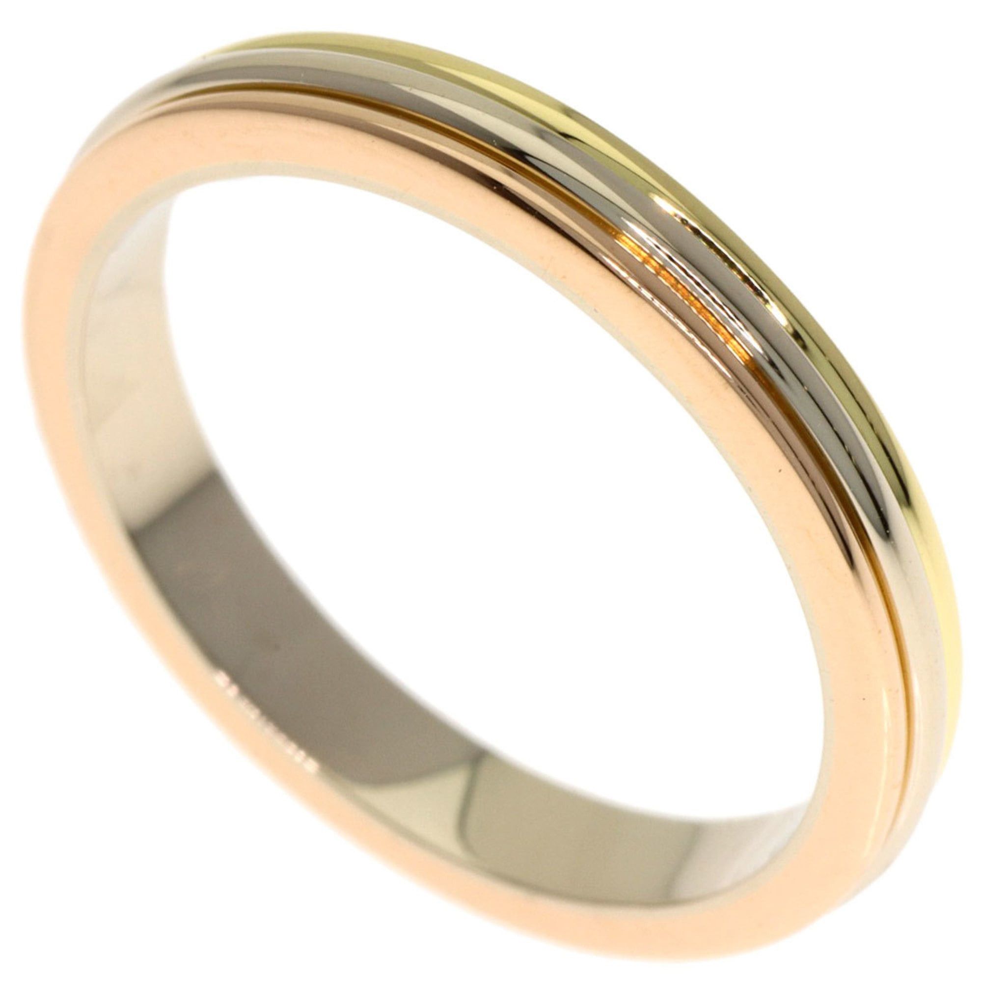 Cartier Cartier 3-Color #52 Ring, 18K Yellow Gold/18KPG/18KWG, Women's Size ONE SIZE - 1 Thumbnail