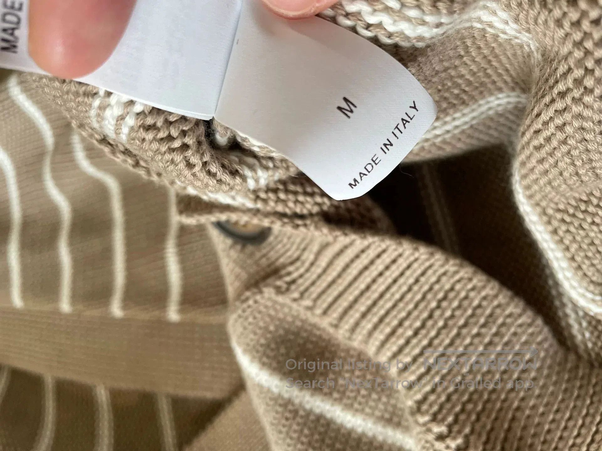 Brunello Cucinelli Brunello Cucinelli Striped Beaded Vest. Size US M / EU 48-50 / 2 - 6 Thumbnail