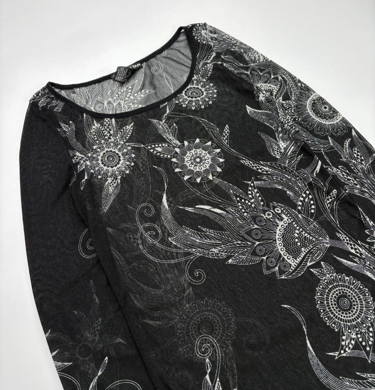 Vivienne Tam Archive Vivienne Tam Kachofugetsu Mesh Longsleeve Size XS / US 0-2 / IT 36-38 - 3 Thumbnail