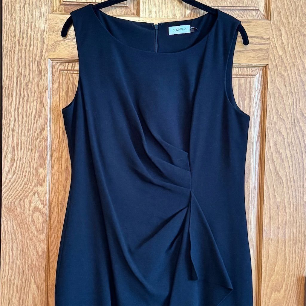 Calvin Klein Calvin Klein Women's Black Sleeveless Sheath Dress Size 12 Size XL / US 12-14 / IT 48-50 - 4 Thumbnail