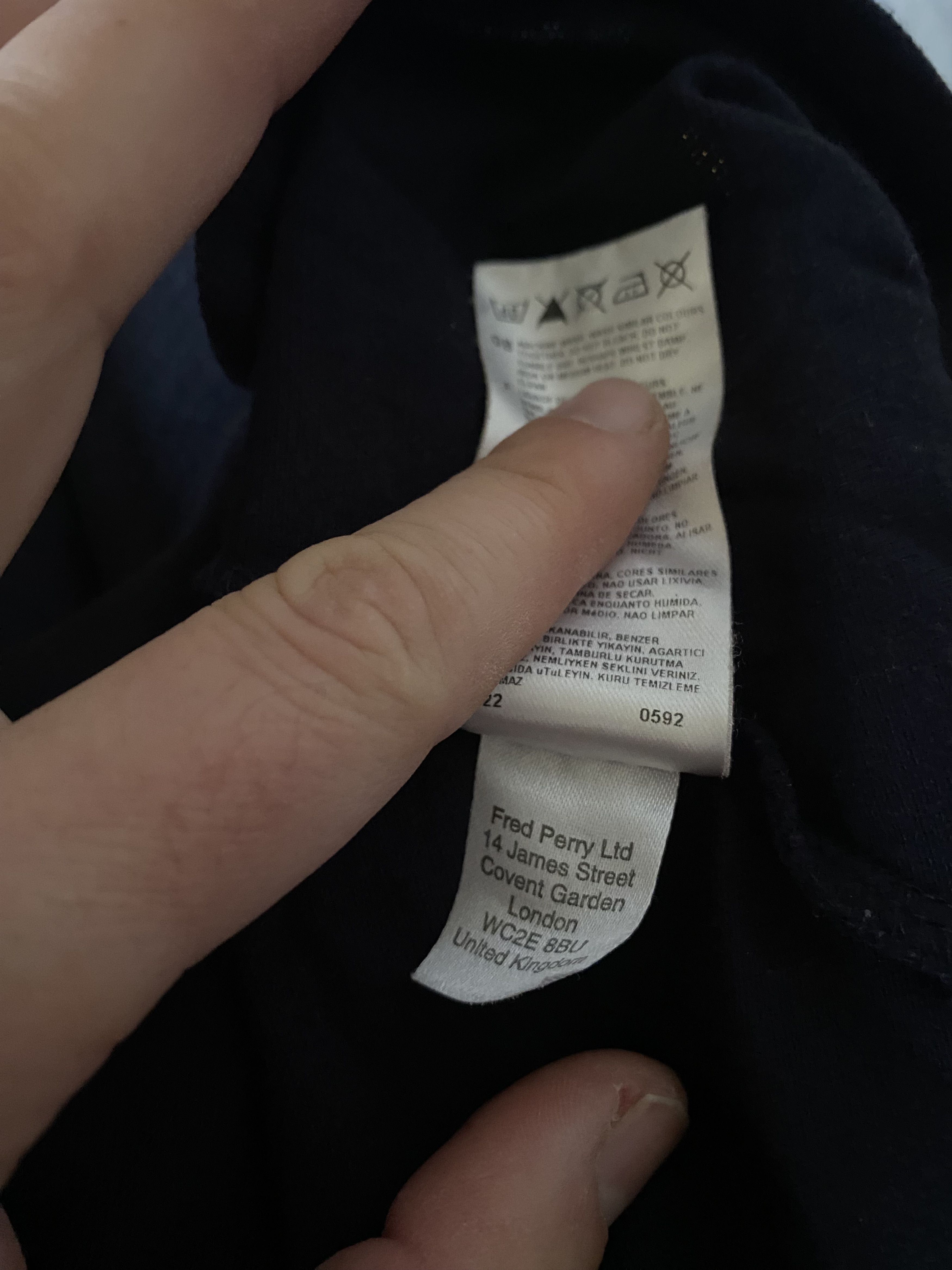 Fred Perry Black polo shirt - FRED PERRY - L/XL - UNIQUE Size US XL / EU 56 / 4 - 5 Thumbnail